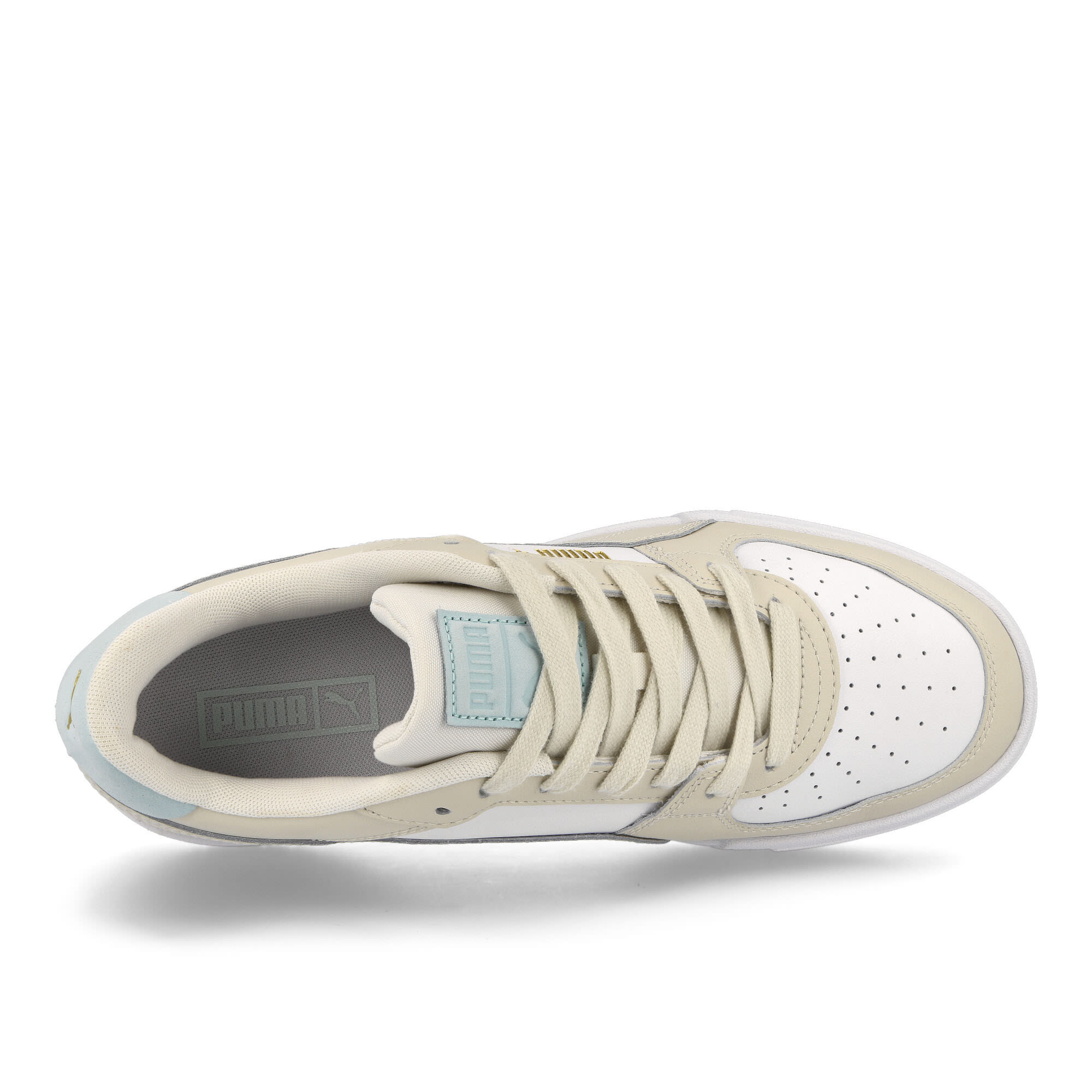 Puma CA Pro Leather Mix Puma White - Warm White Low Top Sneakers Detailfoto | Overkill