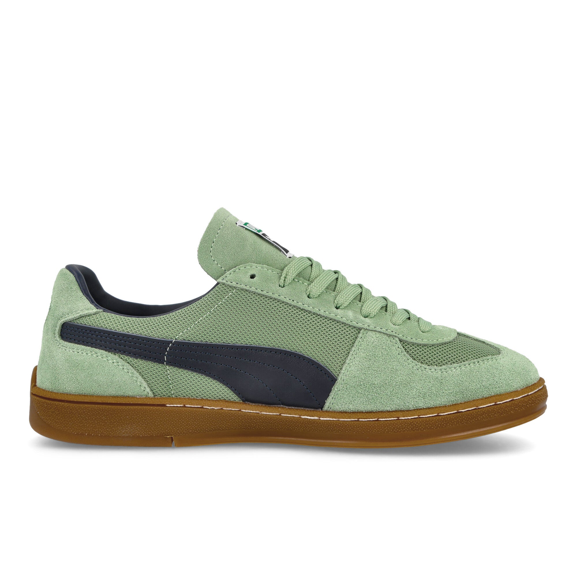 Puma Super Team OG Dusty Green - Puma Navy Low Top Sneakers Silhouette | Overkill