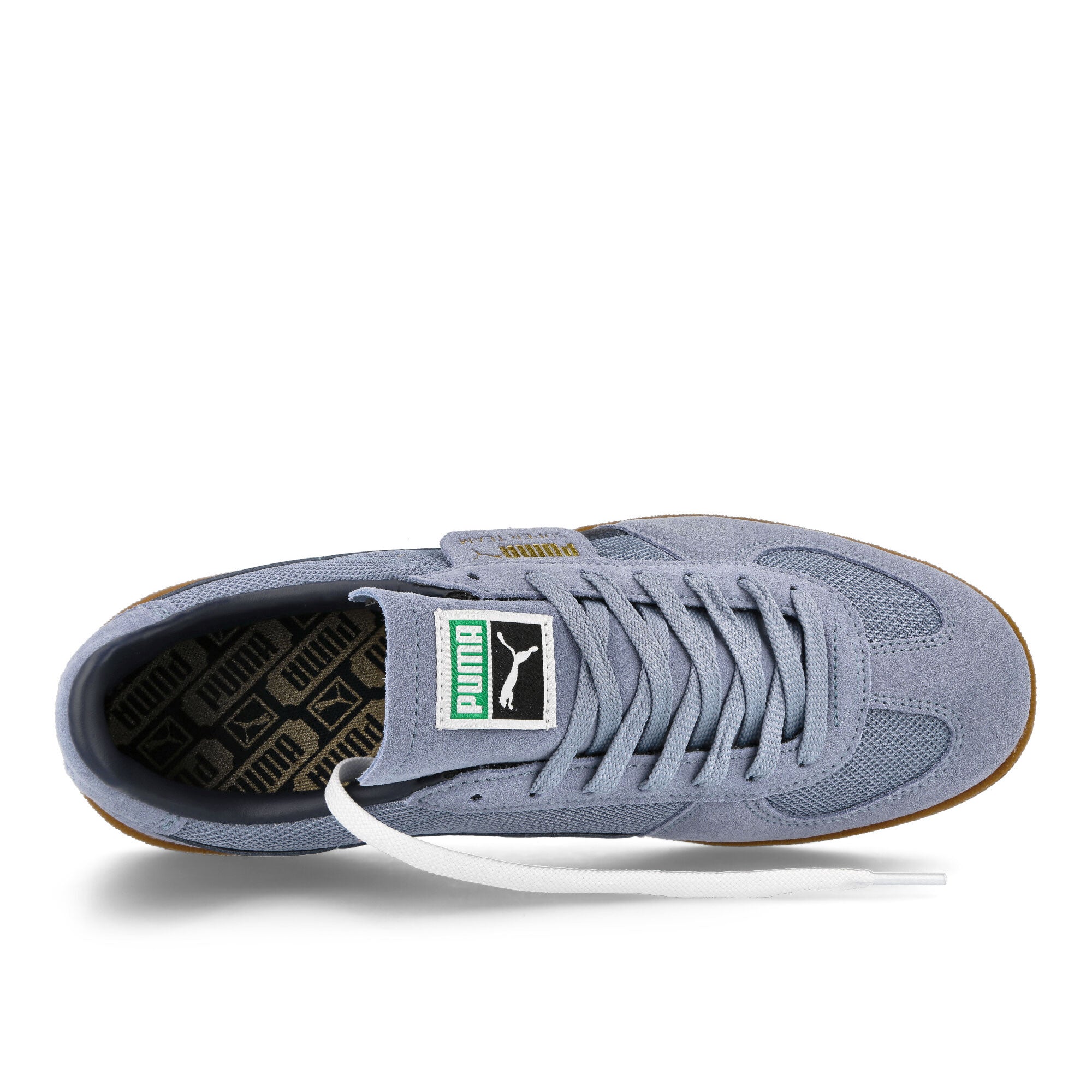 Puma Super Team OG Filtered Ash - Puma Navy Low Top Sneakers Detailfoto | Overkill