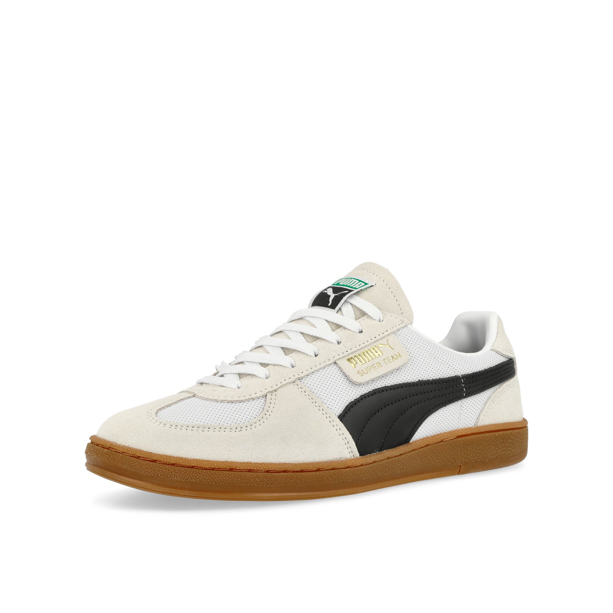 Puma Super Team OG Puma White Low Top Sneakers Close Up | Overkill