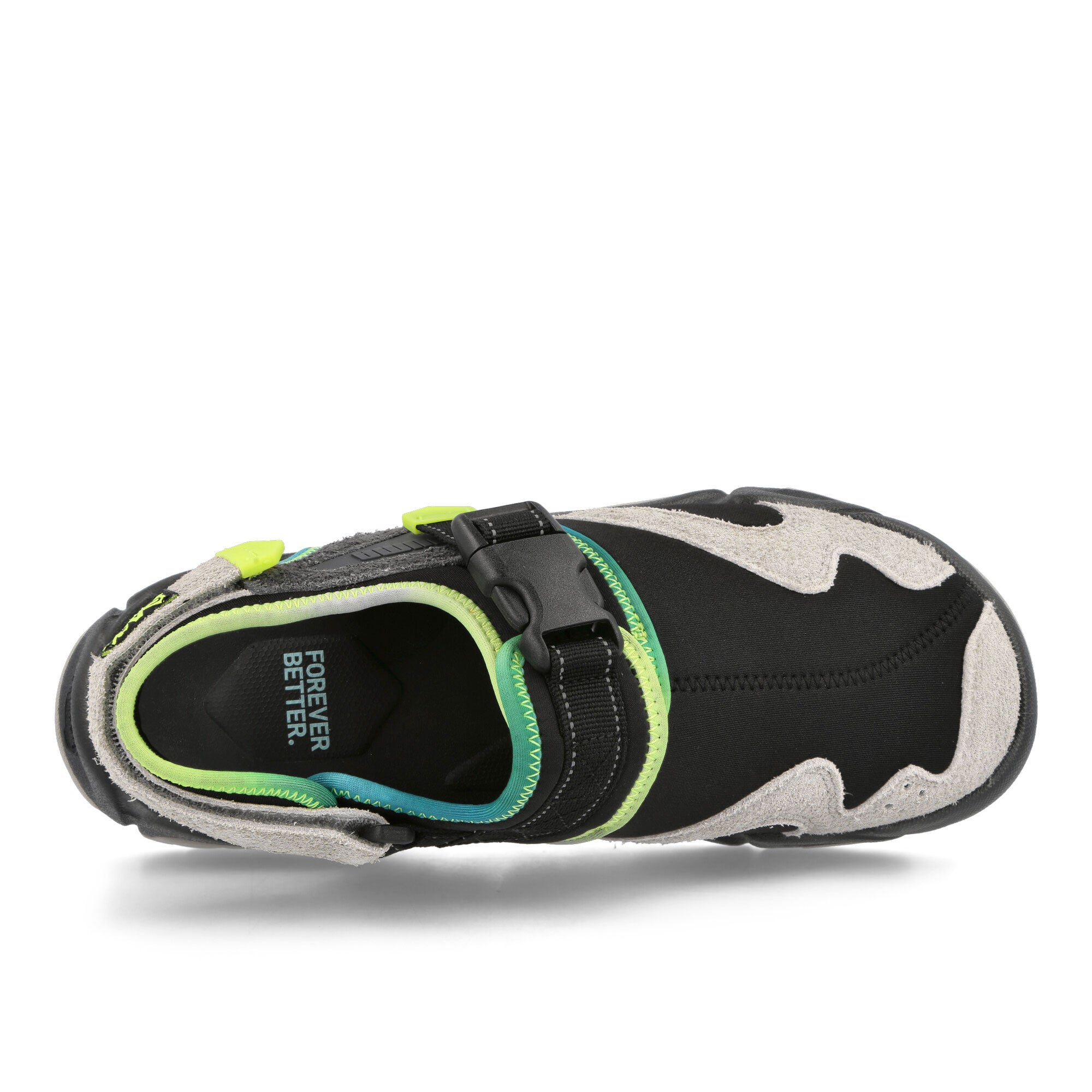 Puma PAM x Puma TS - 01 Puma Black - Lime Squeeze Slides, Sandals & Slippers Detailfoto | Overkill