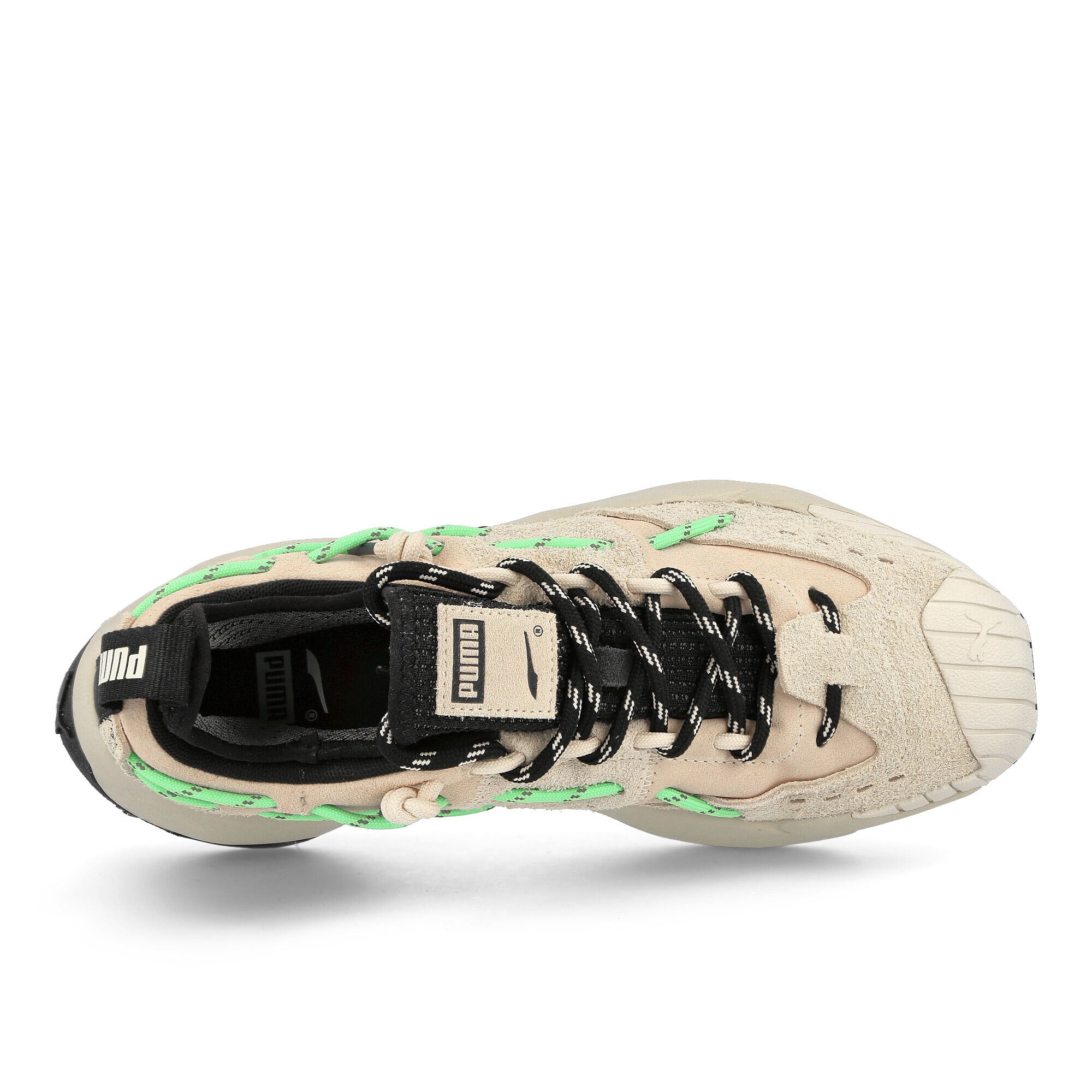 Puma Plexus Elektro Green Eggnog - Elektro Green Low Top Sneakers Detailfoto | Overkill