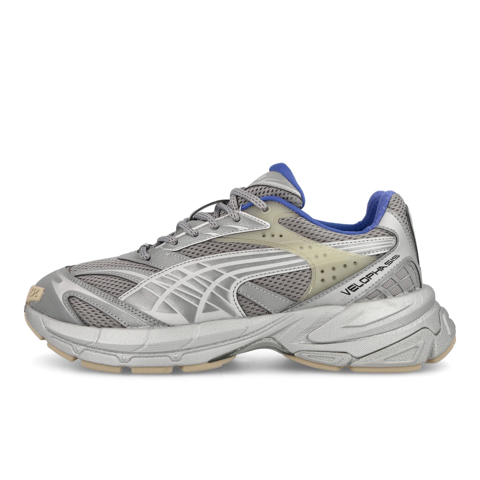 Puma Velophasis Bionic Matte Silver-Royal Sapphire Low Top Sneakers 390753 01 | Overkill