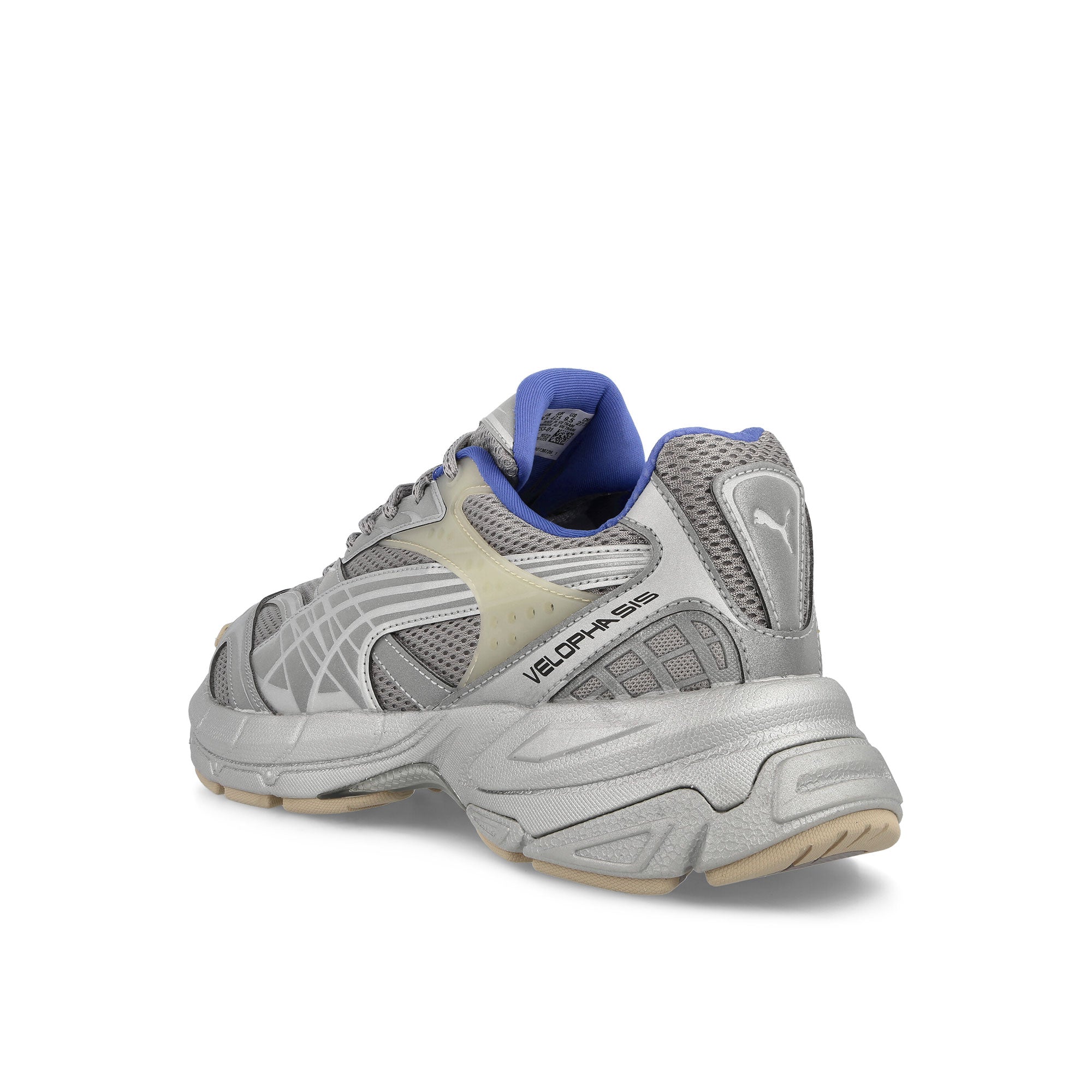 Puma Velophasis Bionic Matte Silver-Royal Sapphire Low Top Sneakers Material | Overkill