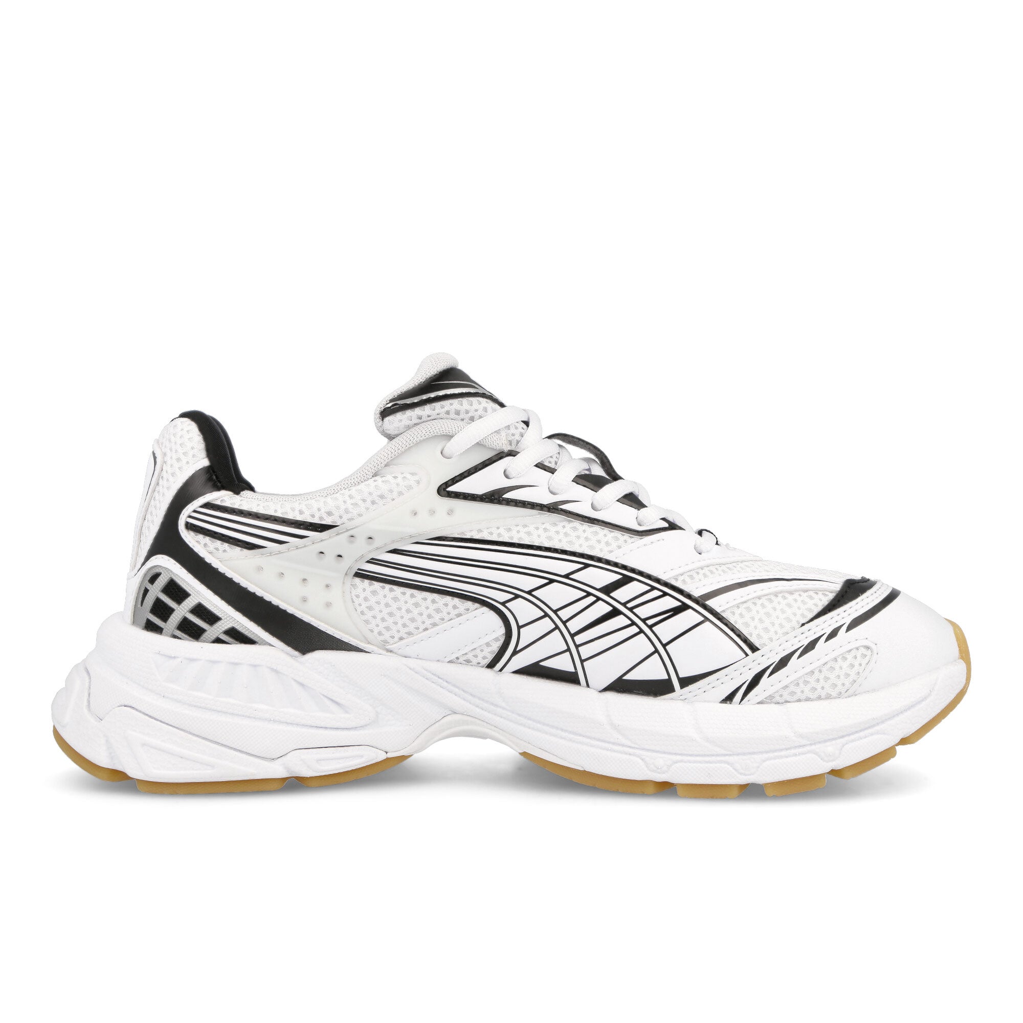 Puma Velophasis Technisch White-Black Low Top Sneakers Silhouette | Overkill