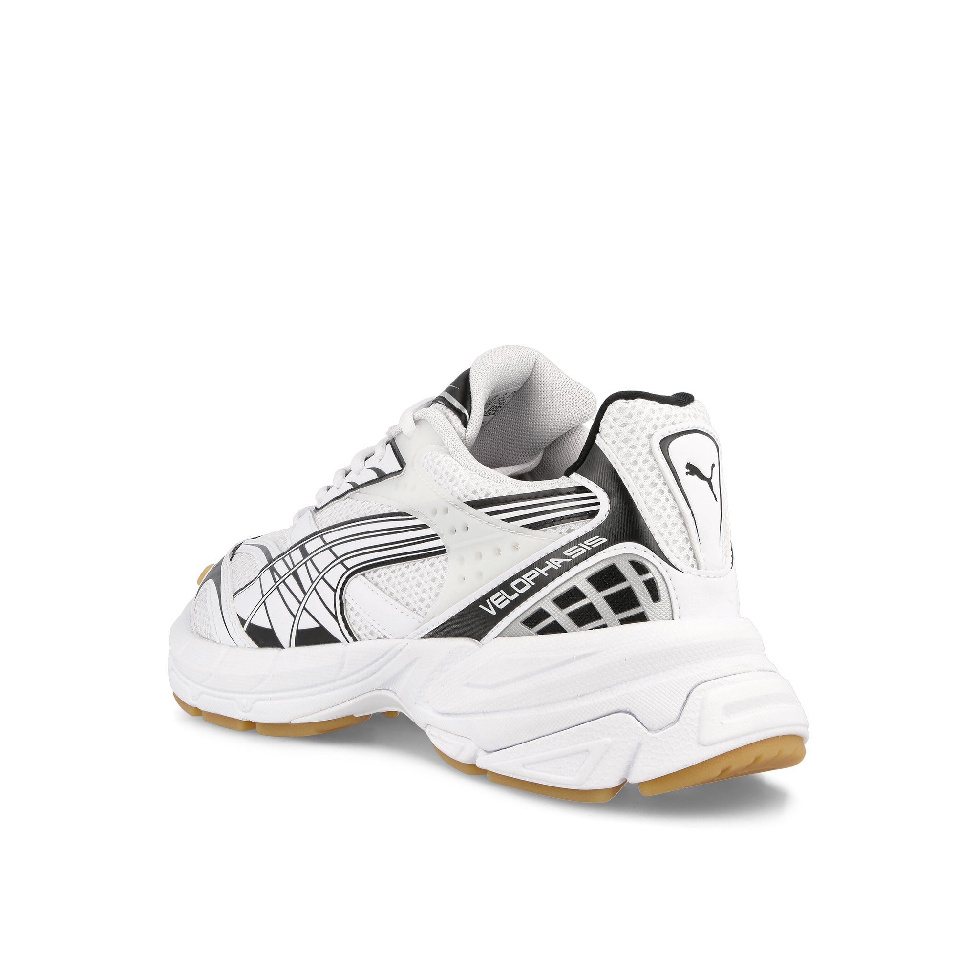 Puma Velophasis Technisch White-Black Low Top Sneakers Material | Overkill