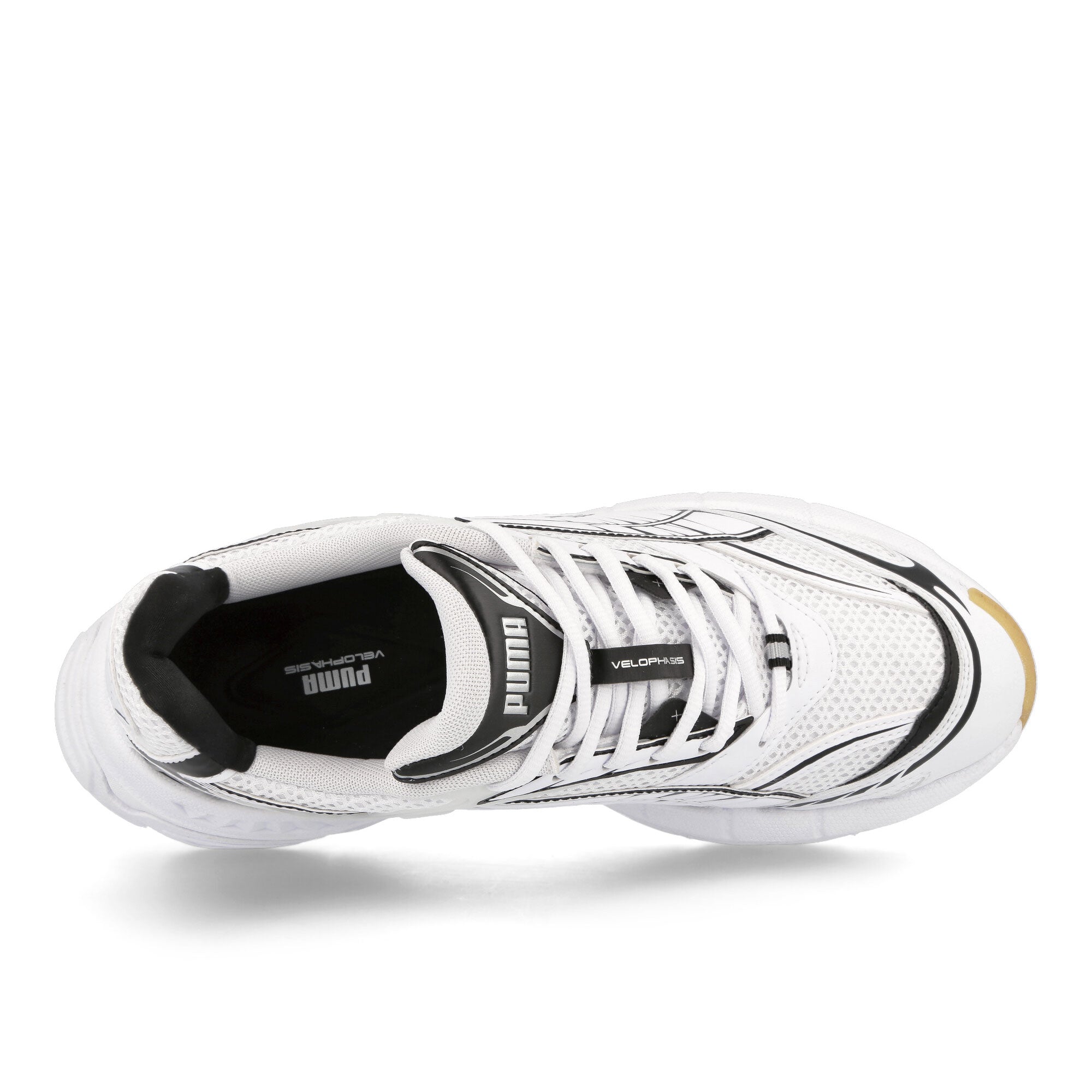 Puma Velophasis Technisch White-Black Low Top Sneakers Detailfoto | Overkill