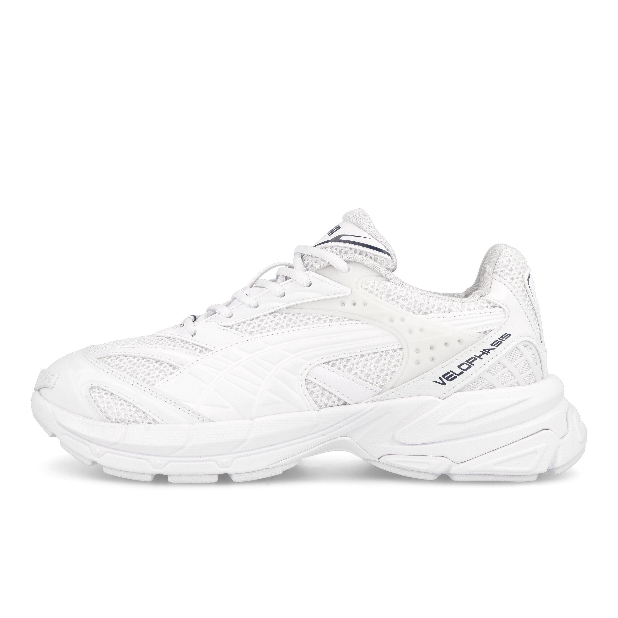Puma Velophasis Technisch Puma White - Persian Blue Low Top Sneakers 390932 04 | Overkill