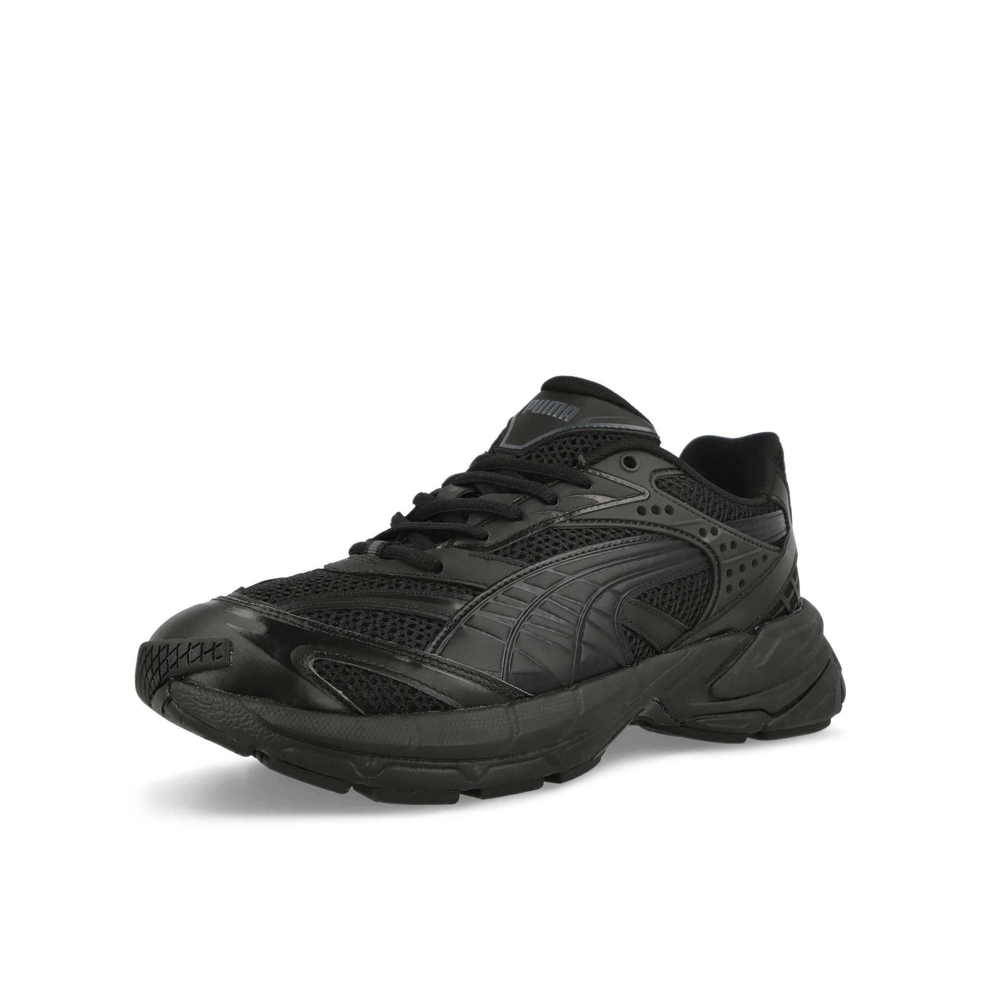 Puma Velophasis Technisch Puma Black - Strong Gray Low Top Sneakers Close Up | Overkill