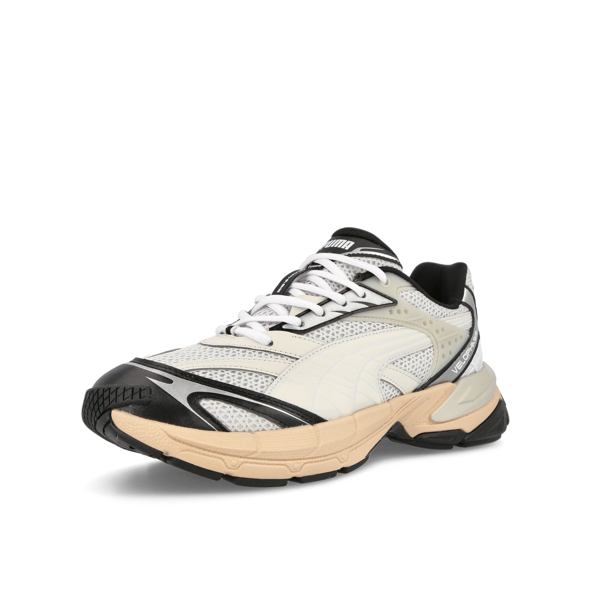 Puma Velophasis Technisch Sedate Gray - Cashew Low Top Sneakers Close Up | Overkill