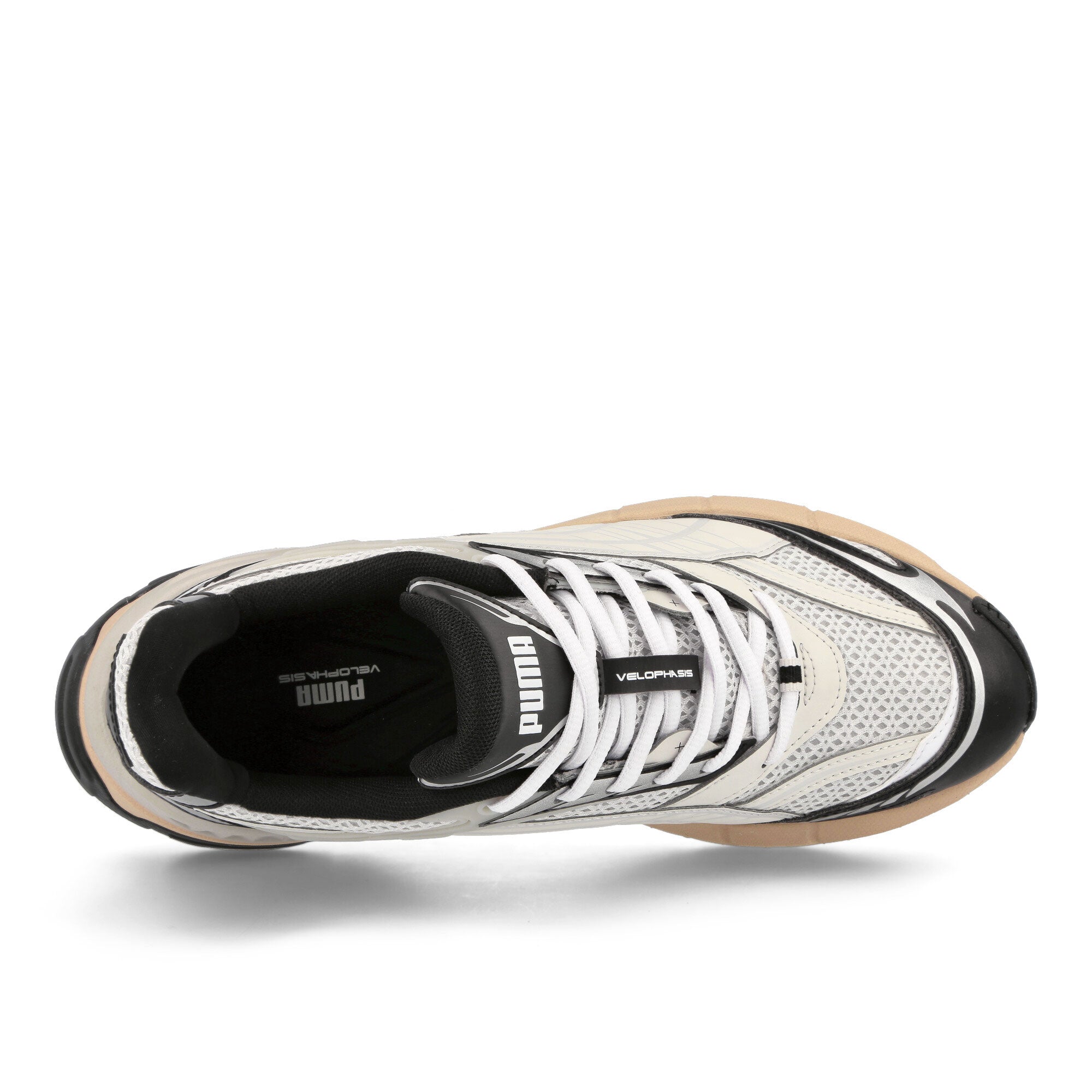 Puma Velophasis Technisch Sedate Gray - Cashew Low Top Sneakers Detailfoto | Overkill