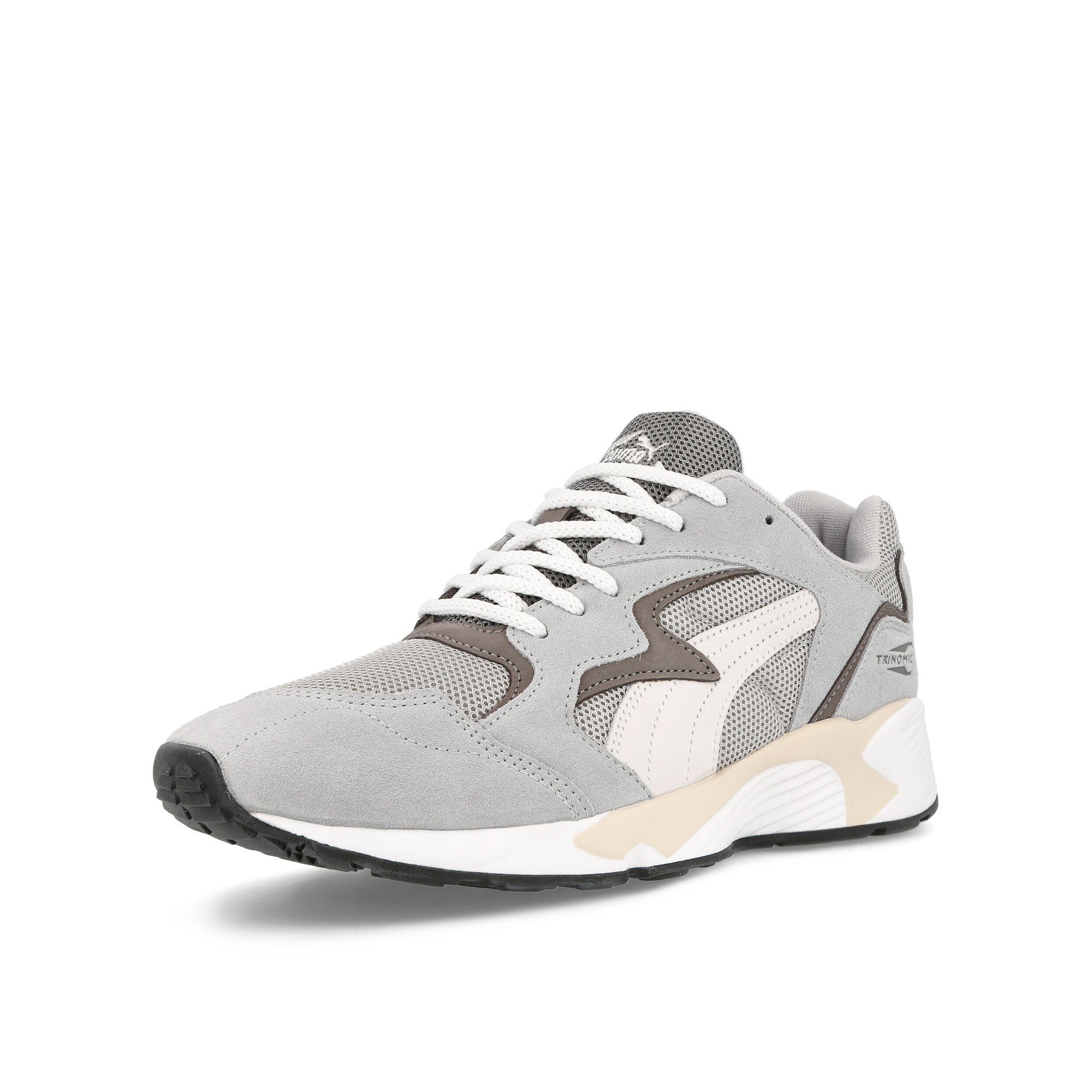 Puma Prevail Premium Cool Light Gray - Platinum Gray Low Top Sneakers Close Up | Overkill