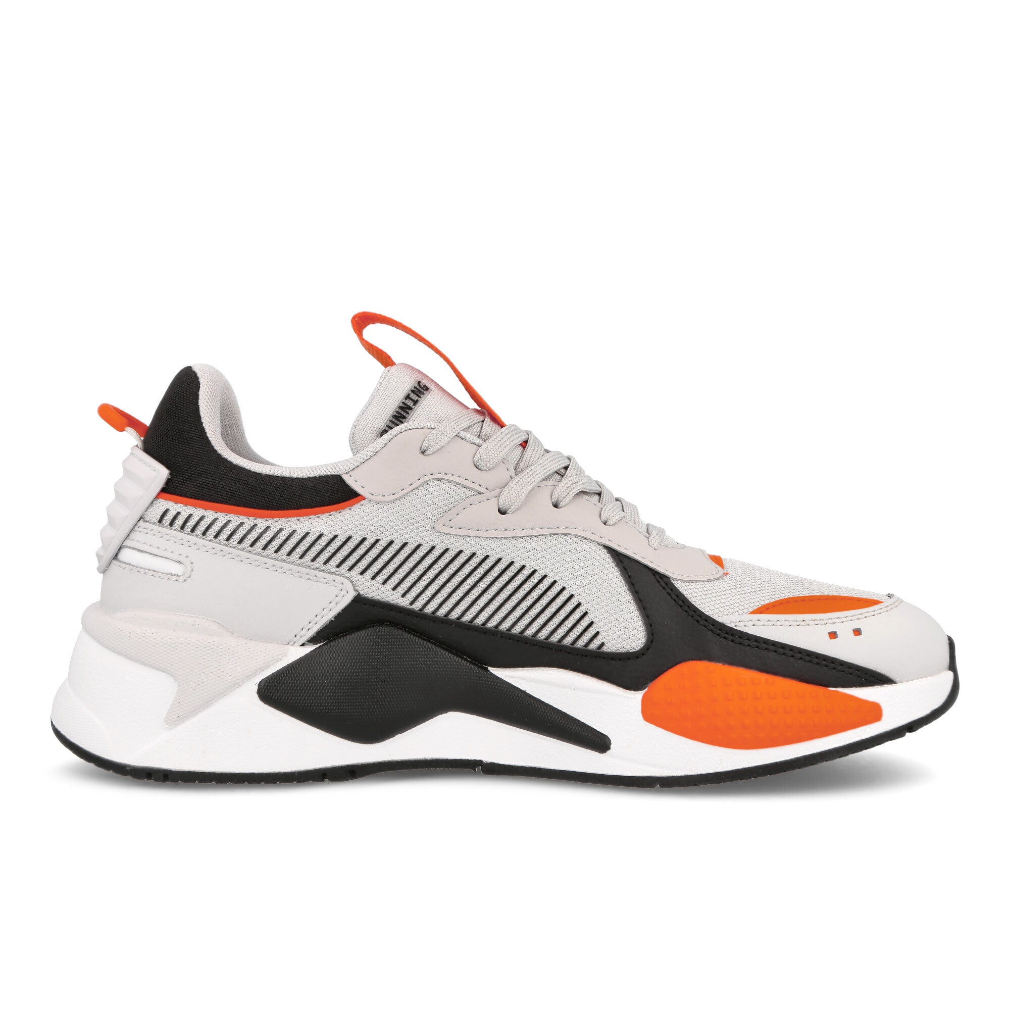 Puma RS-X Geek Feather Gray - Puma Black Low Top Sneakers Silhouette | Overkill