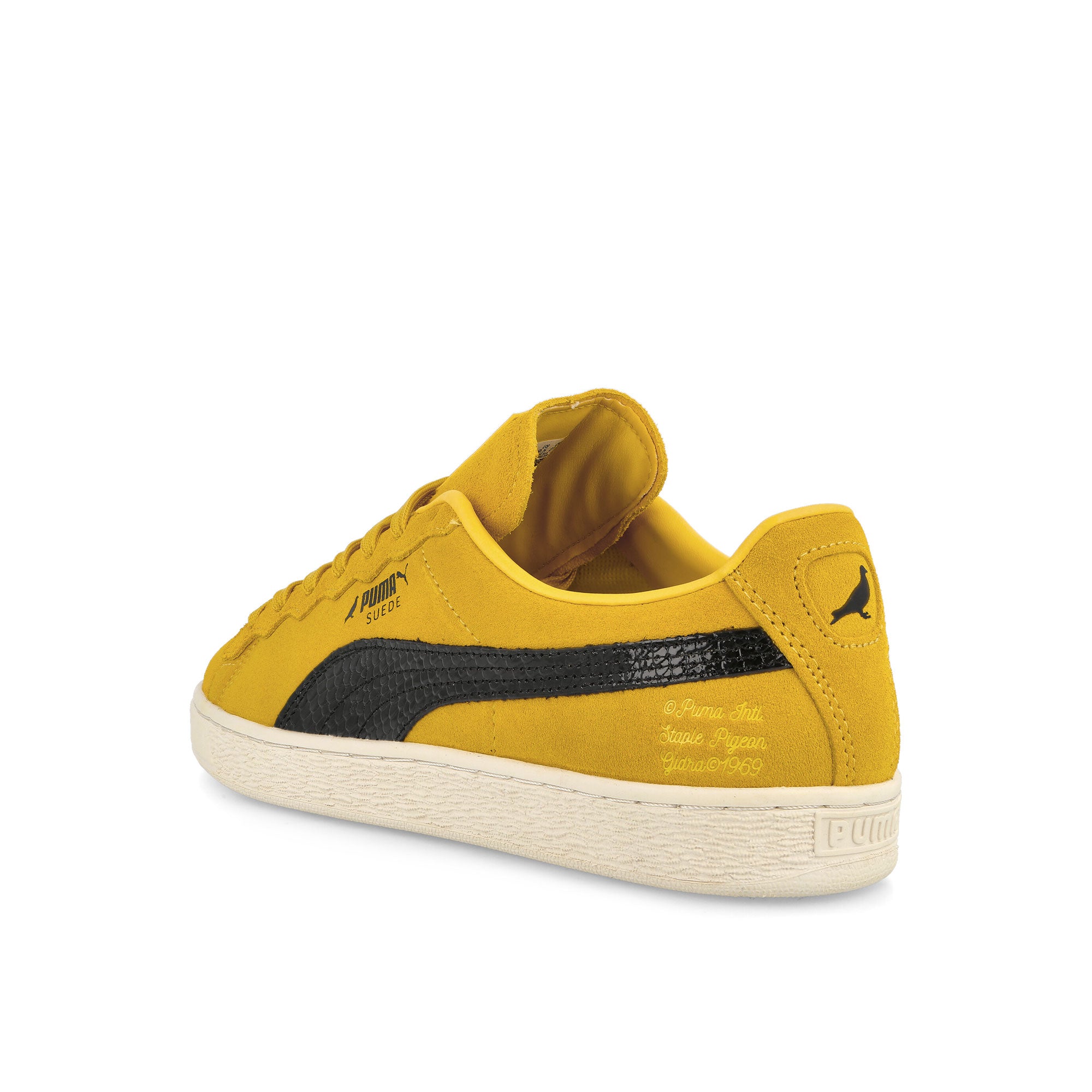 Puma STAPLE x Puma Suede Yellow / White / Black Sneakers Material | Overkill