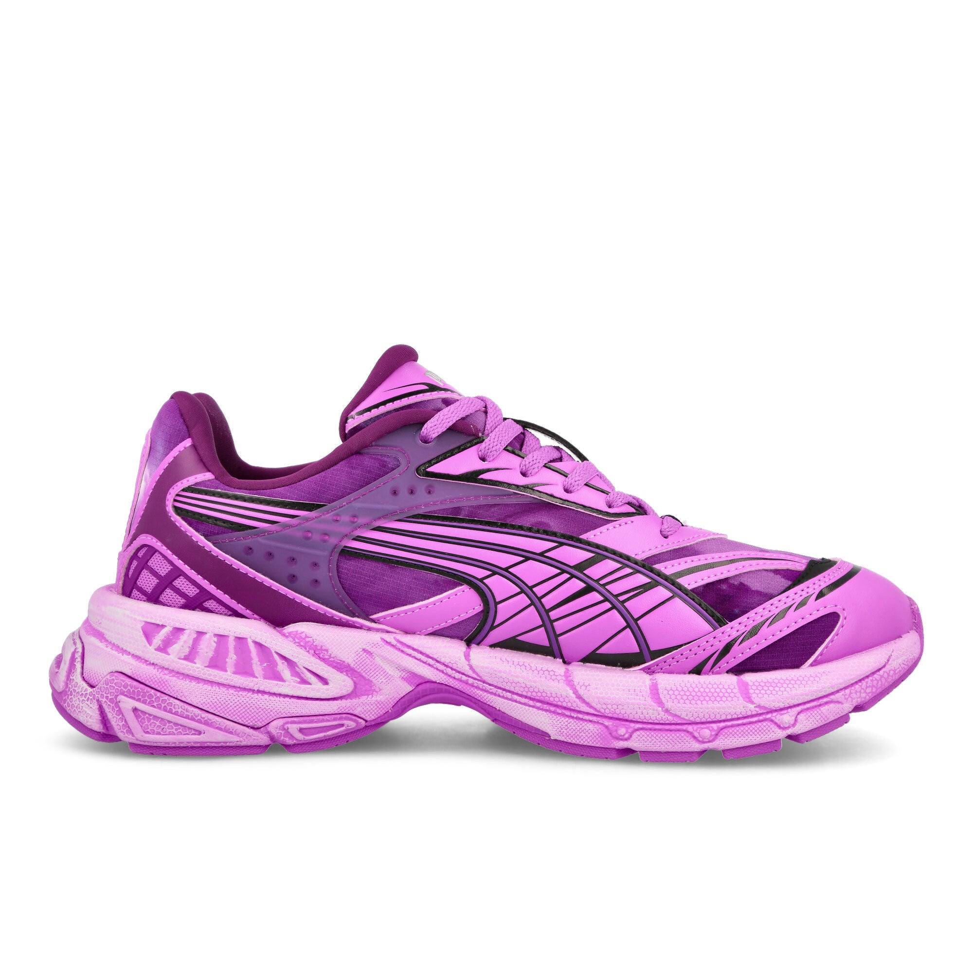 Puma Velophasis Overdye Grape Wine - Mauve Pop Low Top Sneakers Silhouette | Overkill