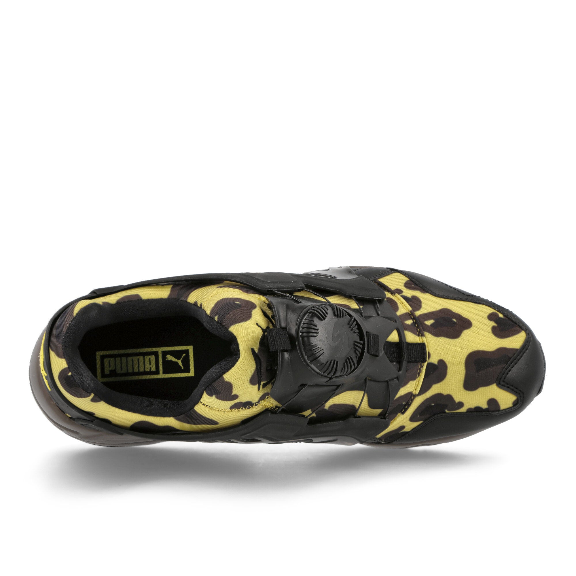 Puma Disc Blaze Leopard Light Straw - Chocolate Low Top Sneakers Detailfoto | Overkill