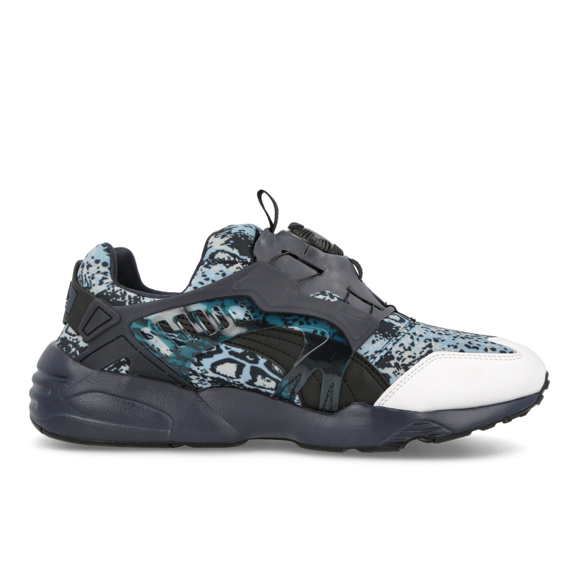 Puma Disc Blaze Snake Spring Blue - Parisian Night Low Top Sneakers Silhouette | Overkill