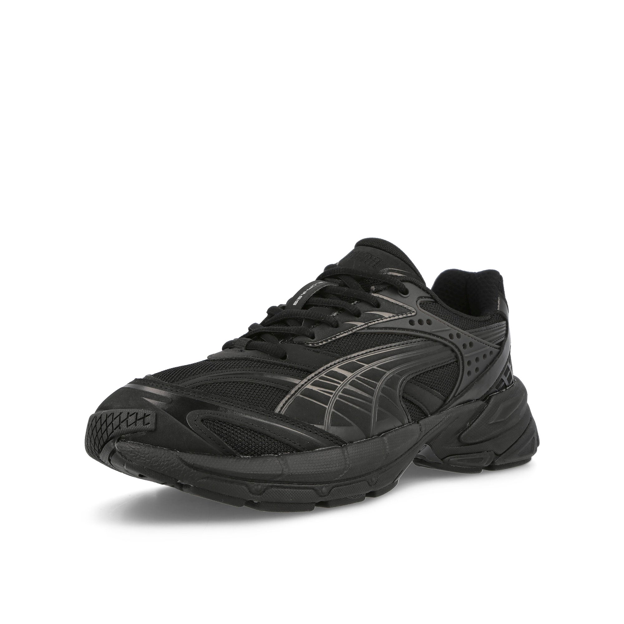 Puma Velophasis PRM Puma Black - Puma Silver Low Top Sneakers Close Up | Overkill