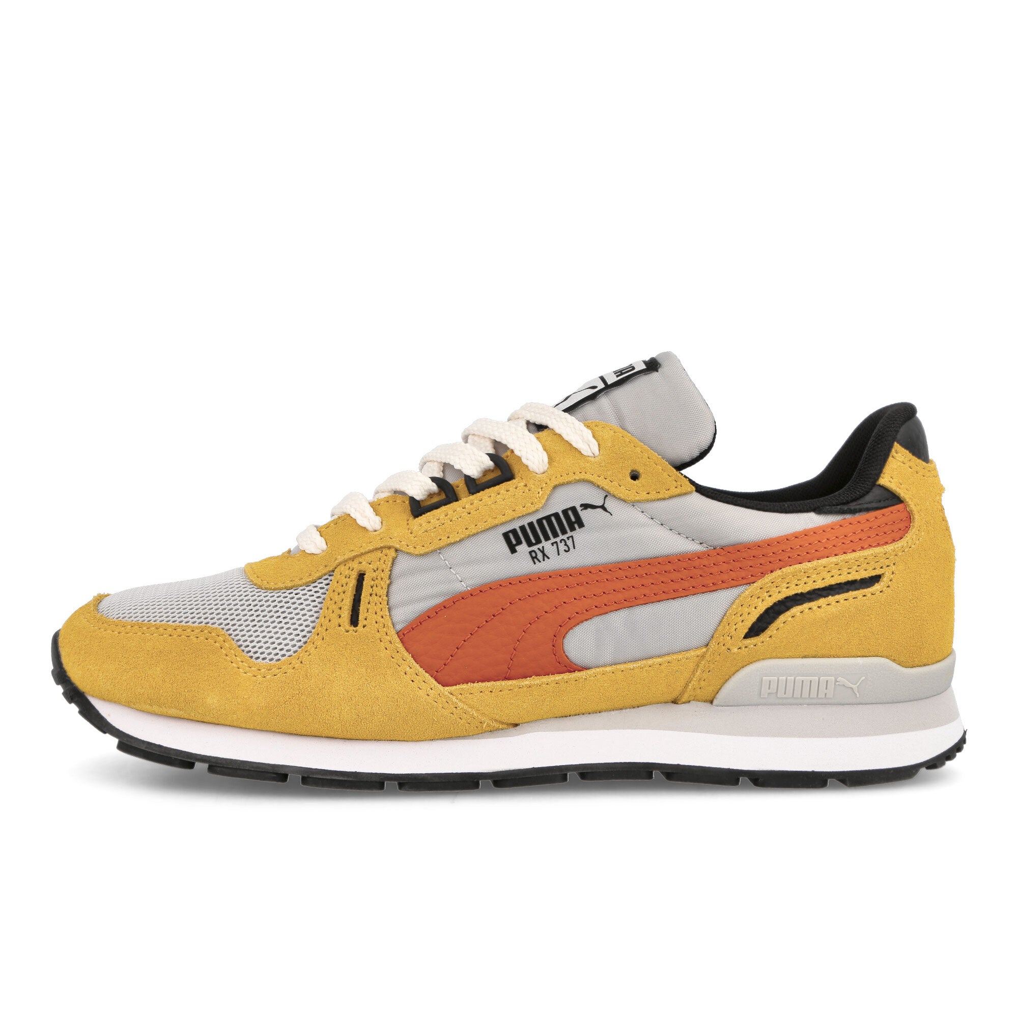 Puma RX 737 Cool Light Gray - Mustard Seed Low Top Sneakers 391971 03 | Overkill