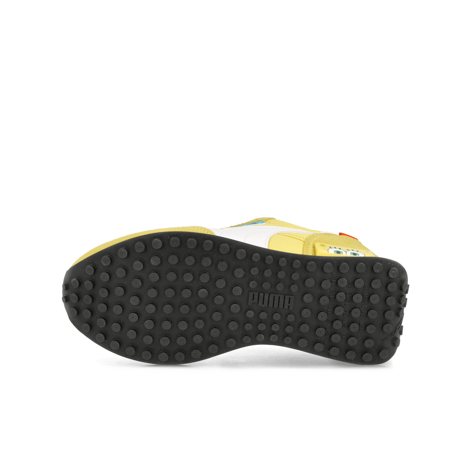 Puma Future Rider Spongebob Jr Lucent Yellow - Puma White Low Top Sneakers Detail View 1 | Overkill
