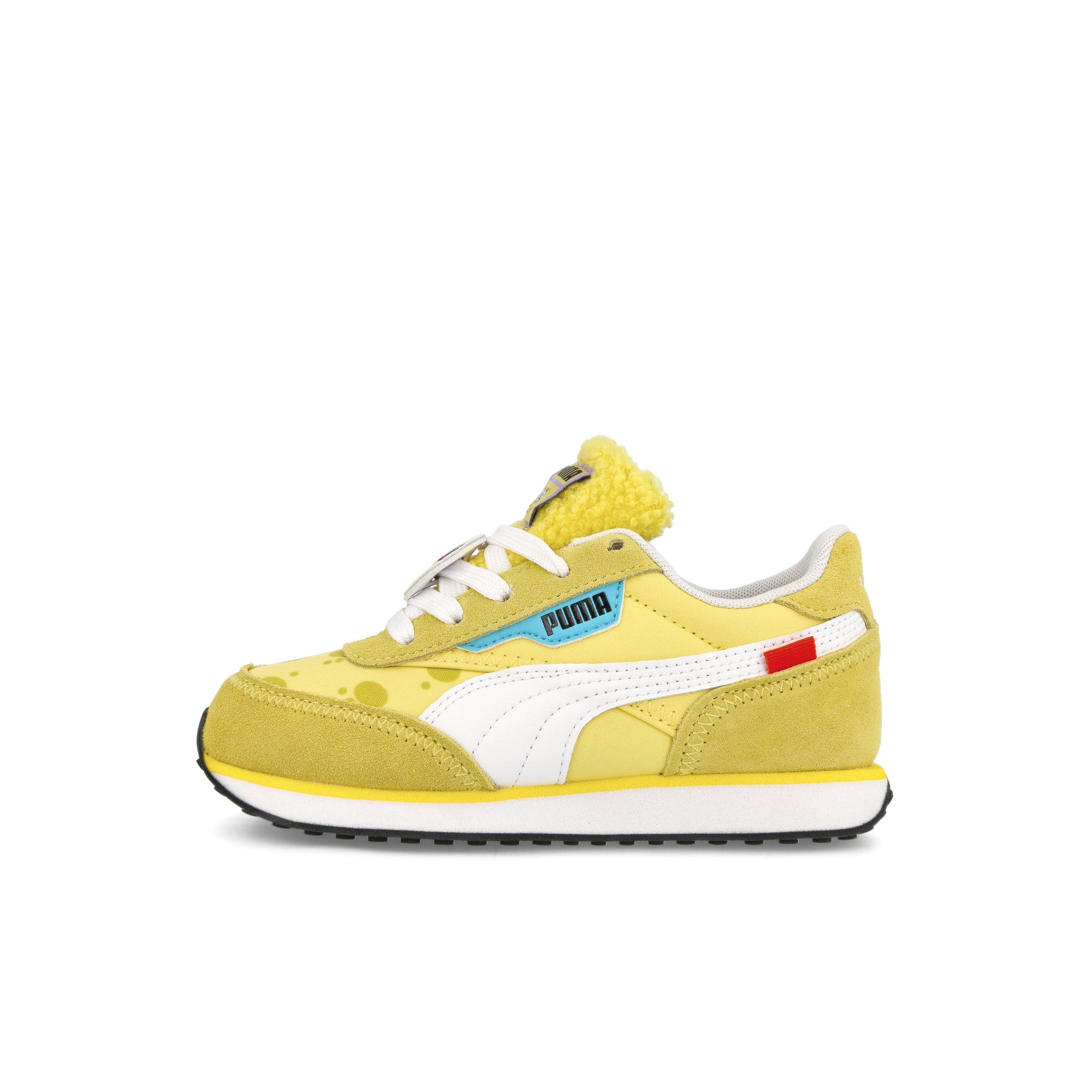 Puma Future Rider Spongebob PS Lucent Yellow - Puma White Low Top Sneakers 392117 01 | Overkill