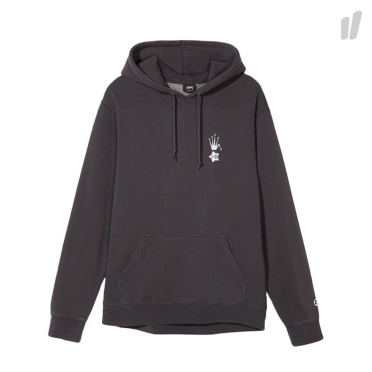 Stussy World Tour Pigment Dyed Hood Black Hoodies 3923316 | Overkill