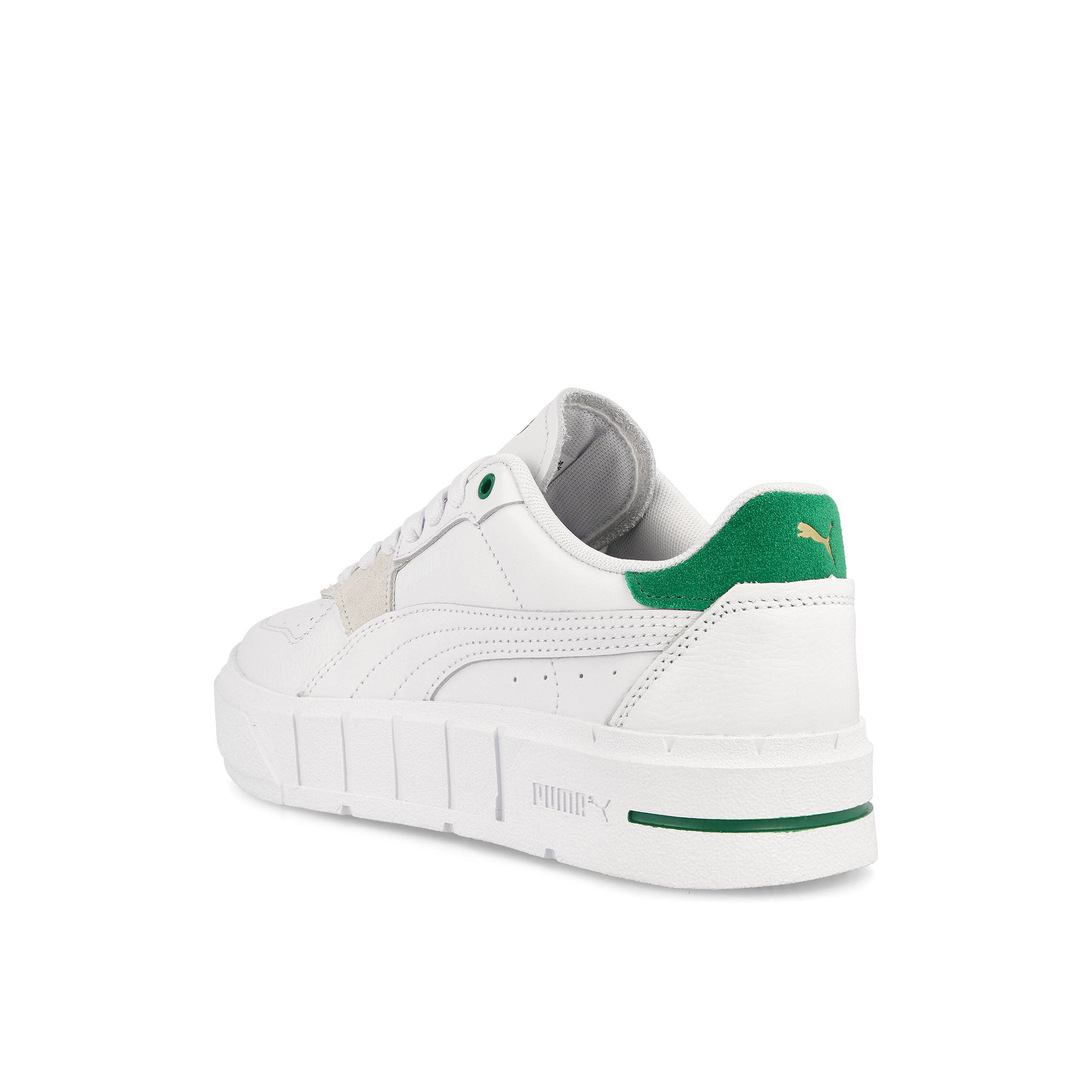 Puma Wmns Cali Court Match Puma White - Archive Green Low Top Sneakers Material | Overkill