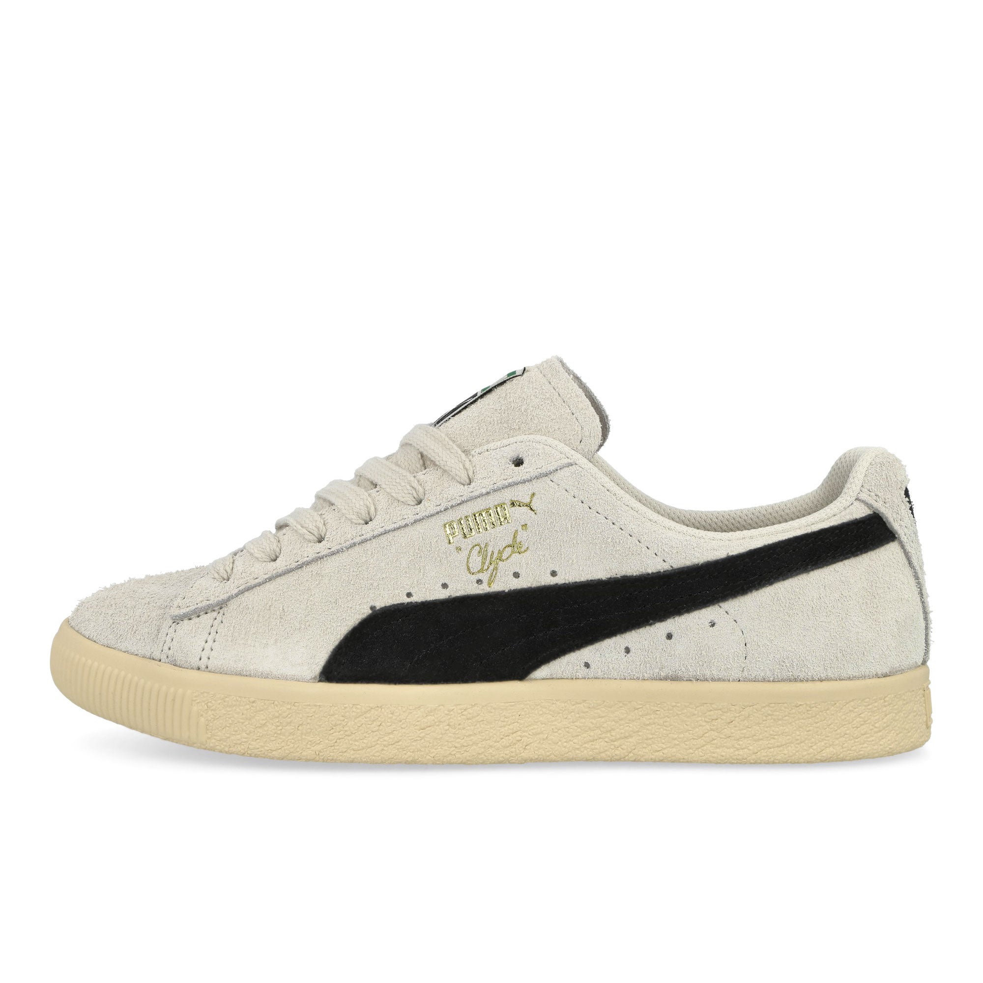 Puma Clyde Hairy Suede Sedate Gray - Cashew Low Top Sneakers 393115 01 | Overkill