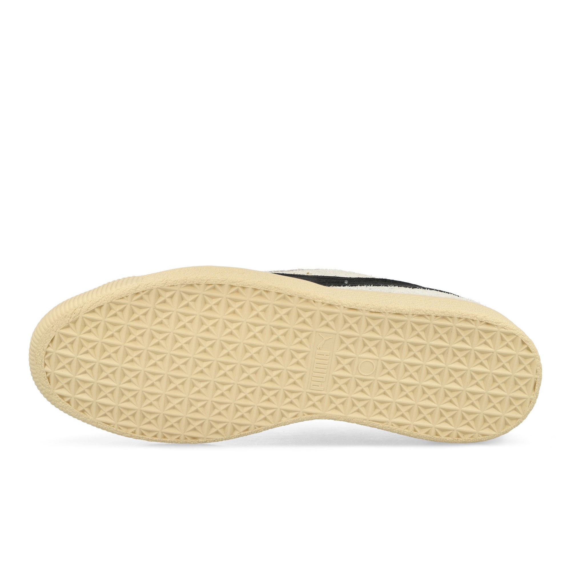 Puma Clyde Hairy Suede Sedate Gray - Cashew Low Top Sneakers Detail View 1 | Overkill