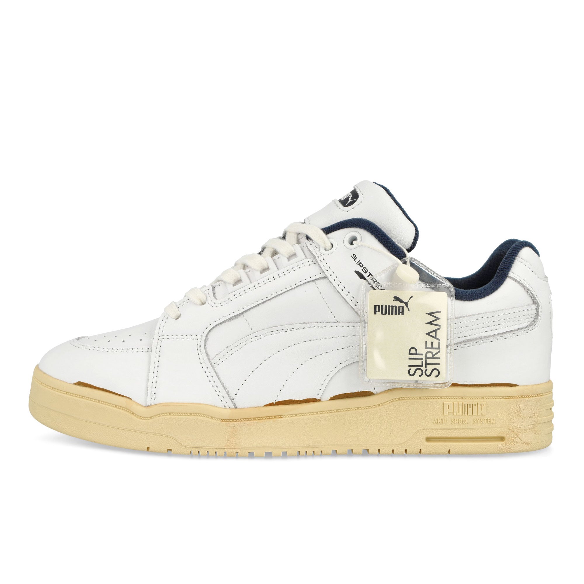 Puma Slipstream Lo Puma White - New Navy - Light Straw Low Top Sneakers 393137 01 | Overkill