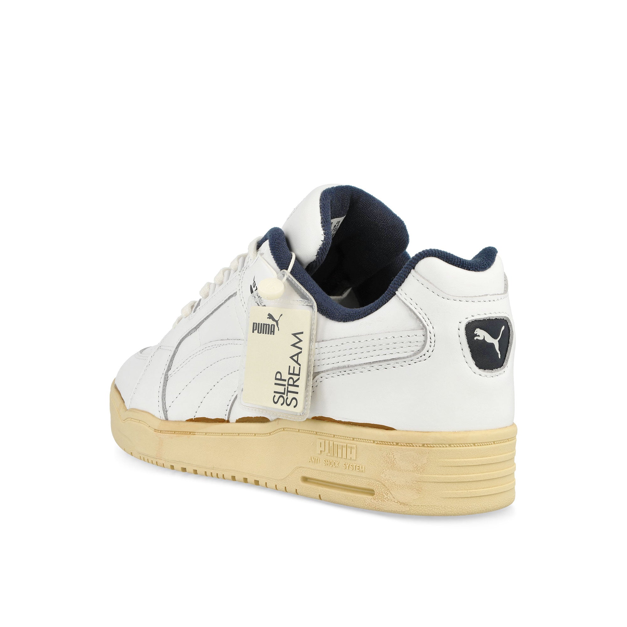 Puma Slipstream Lo Puma White - New Navy - Light Straw Low Top Sneakers Material | Overkill