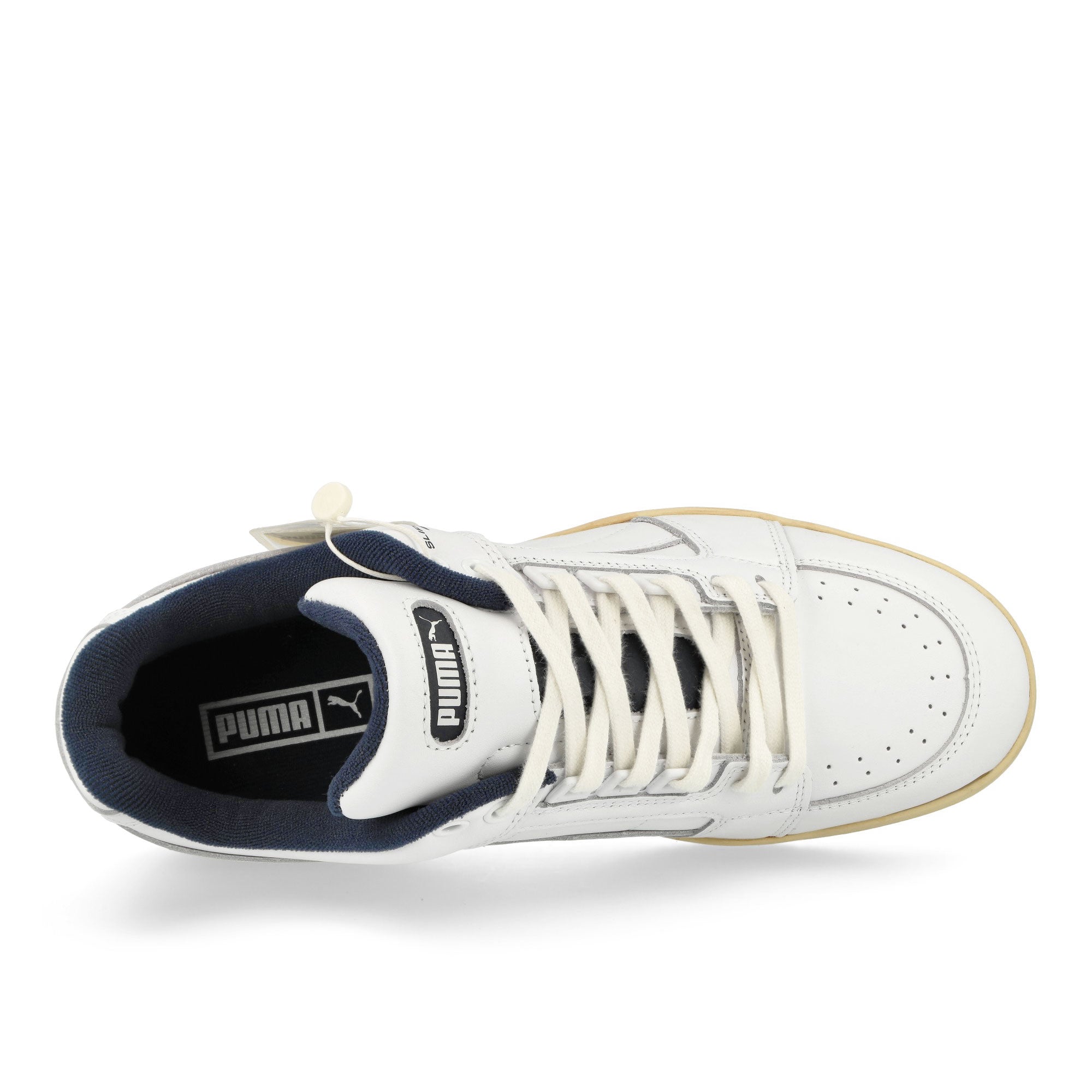 Puma Slipstream Lo Puma White - New Navy - Light Straw Low Top Sneakers Detailfoto | Overkill