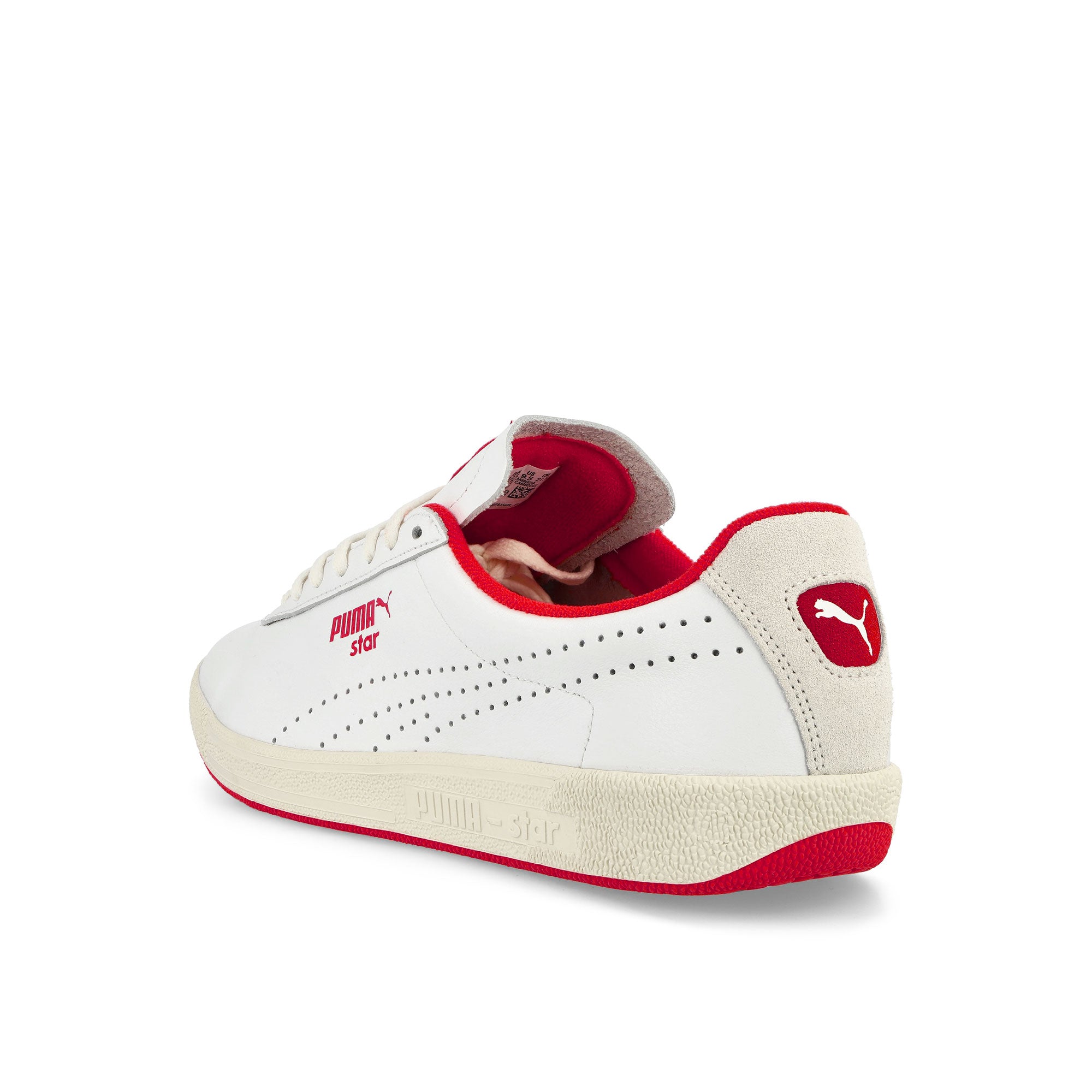 Puma Star Strawberries & Cream Puma White - For All Time Red Low Top Sneakers Material | Overkill