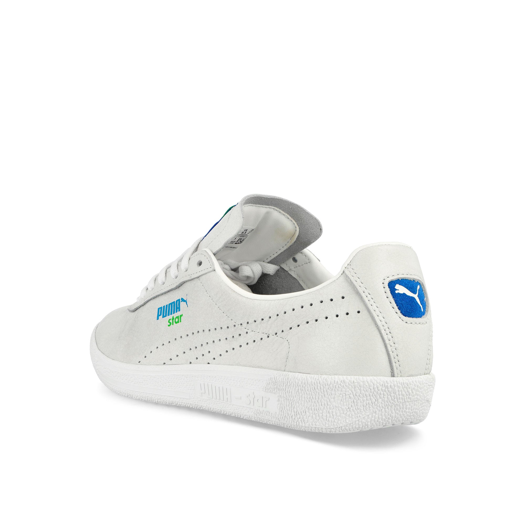 Puma Star Tennis Whites Puma White - Ultra Blue Low Top Sneakers Material | Overkill