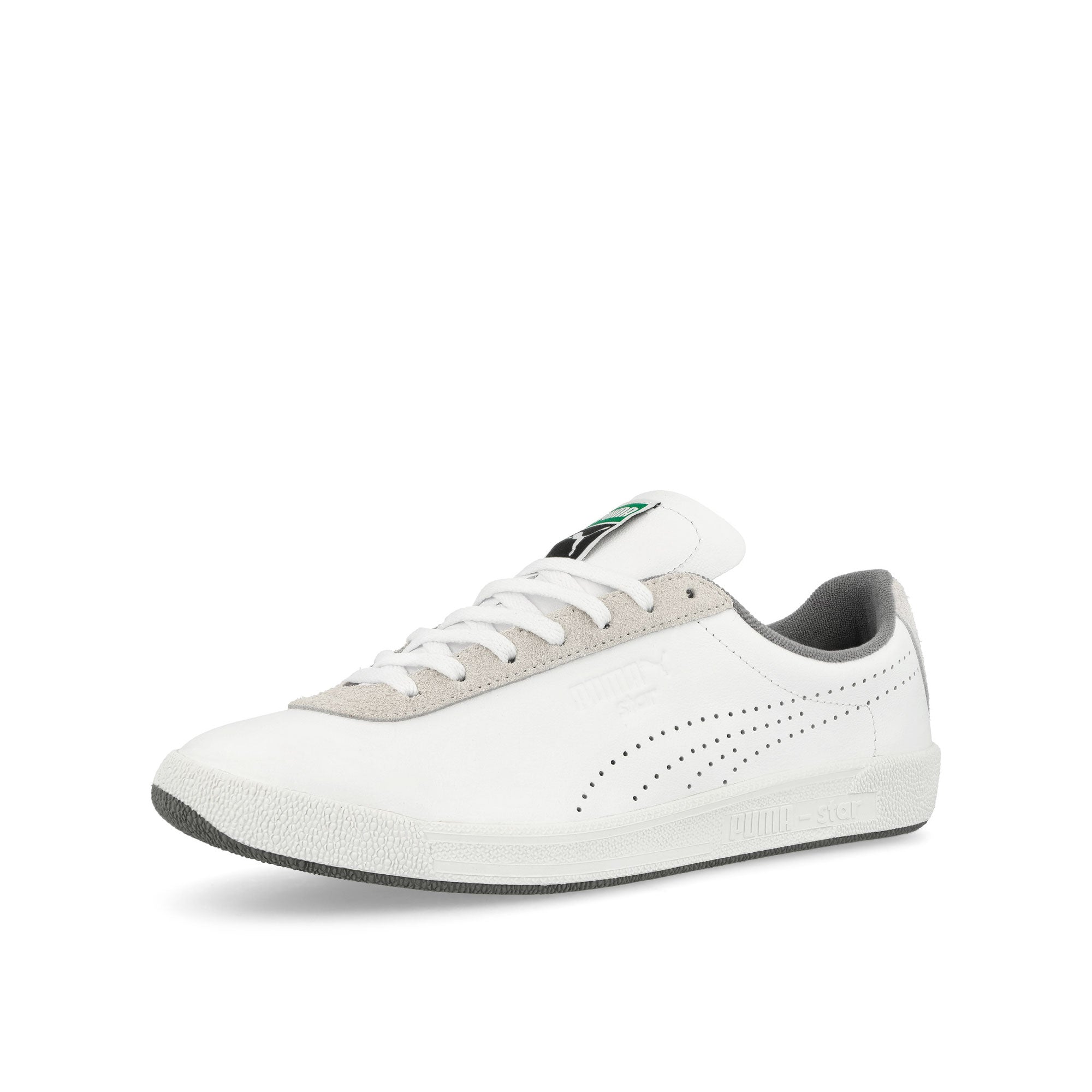 Puma Star OG Puma White - Vapor Grey Low Top Sneakers Close Up | Overkill