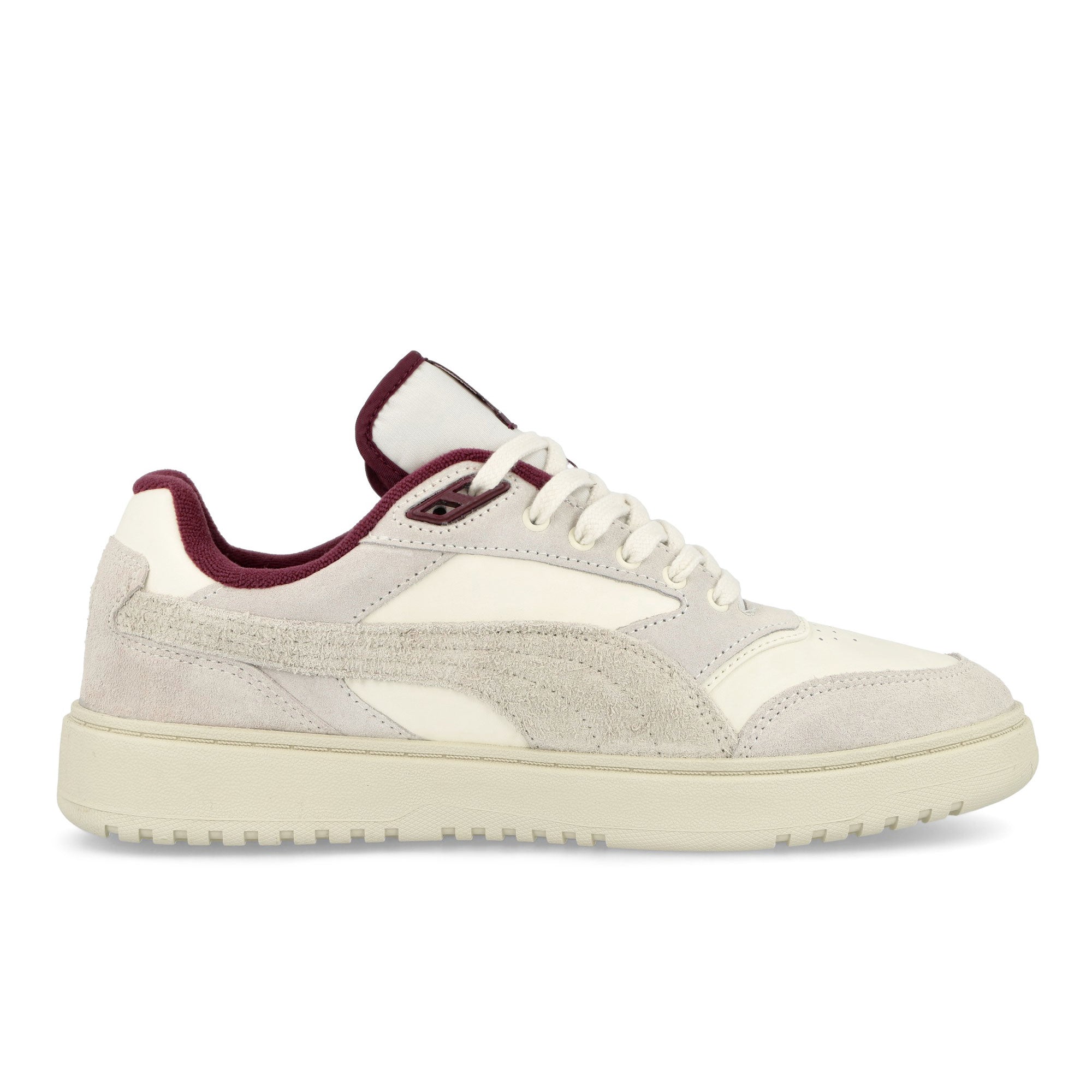 Puma Doublecourt PRM Warm White - Dark Jasper Low Top Sneakers Silhouette | Overkill