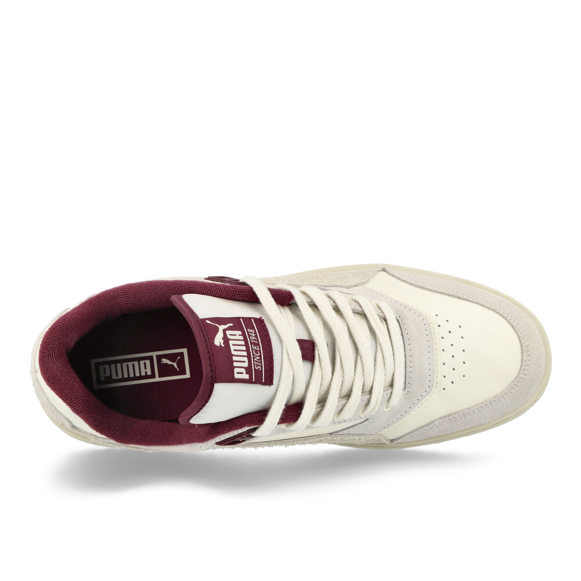 Puma Doublecourt PRM Warm White - Dark Jasper Low Top Sneakers Detailfoto | Overkill