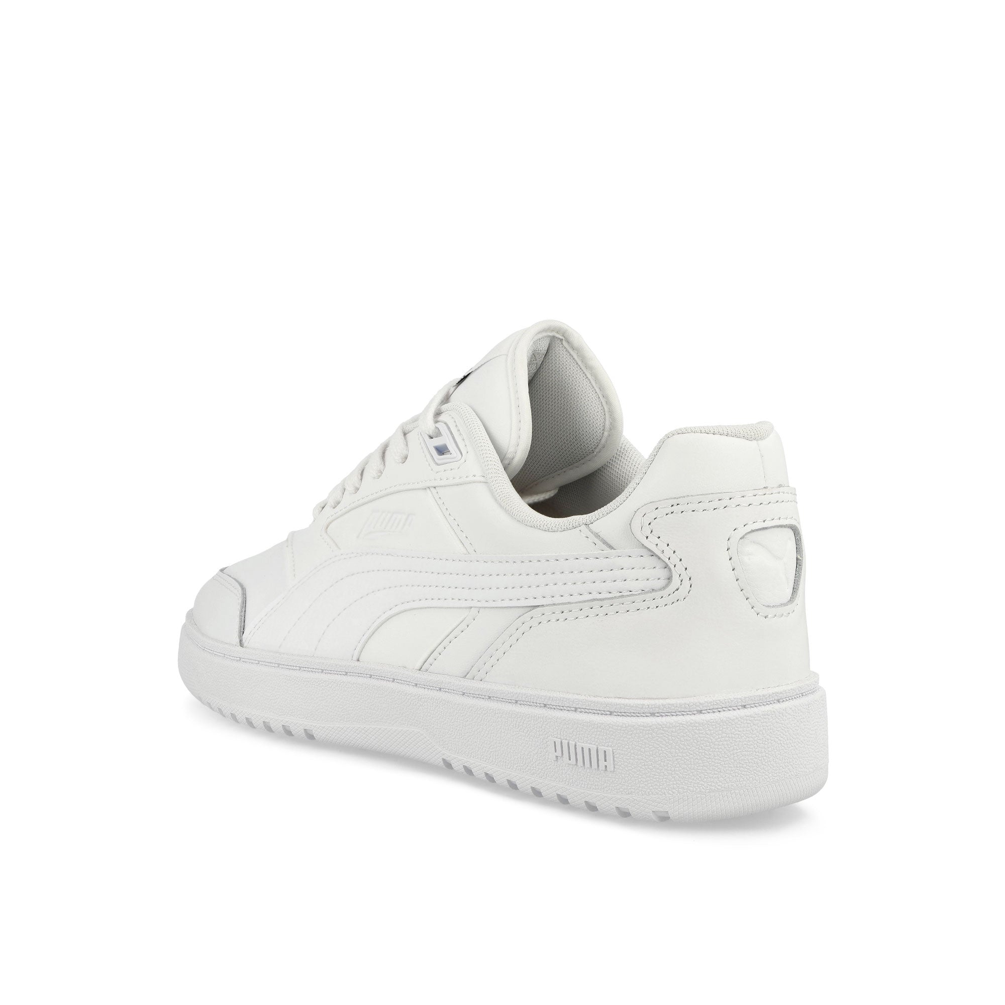 Puma Doublecourt Puma White - Cool Light Grey Low Top Sneakers Material | Overkill
