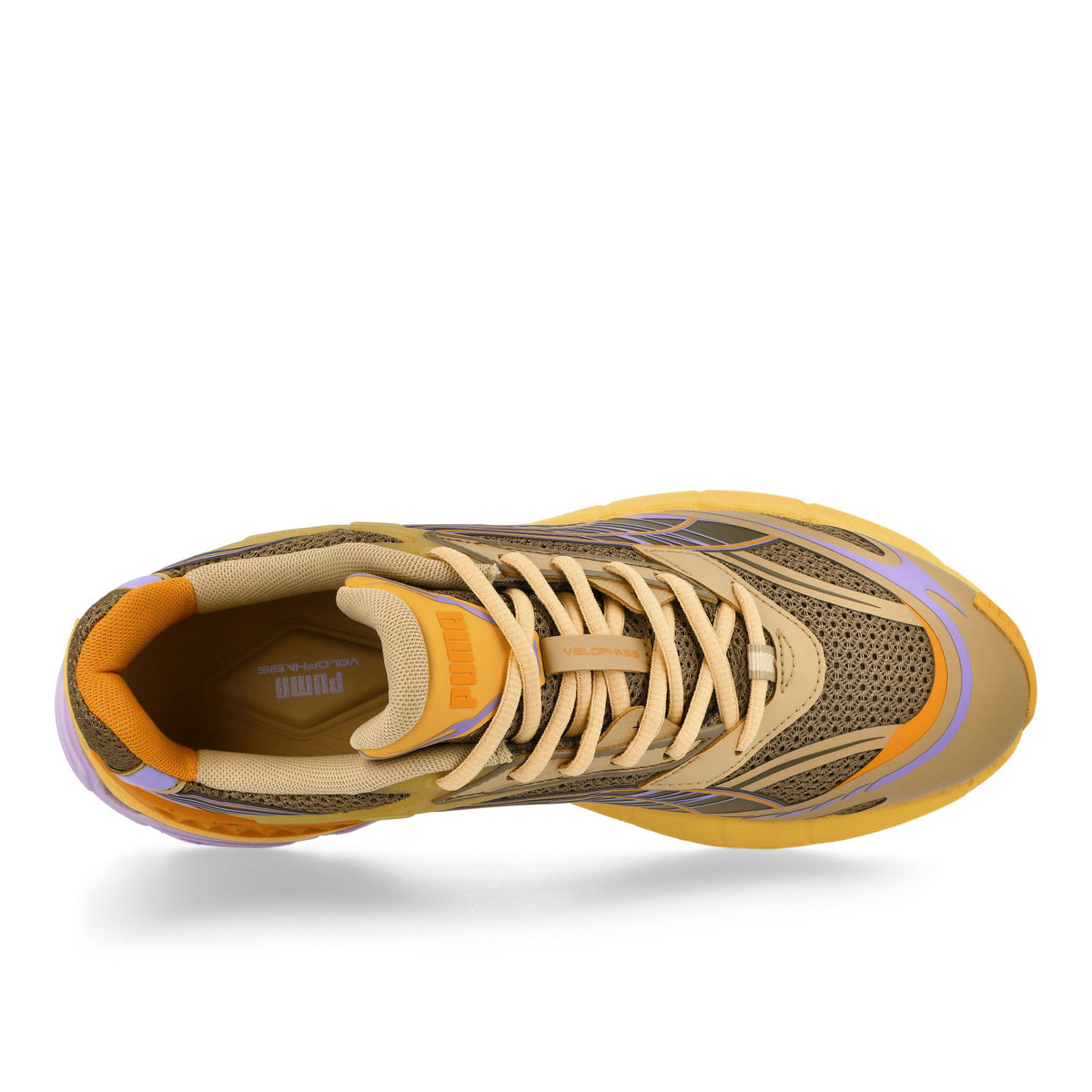 Puma Velophasis Multi Chocolate Chip - Flaxen Low Top Sneakers Detailfoto | Overkill