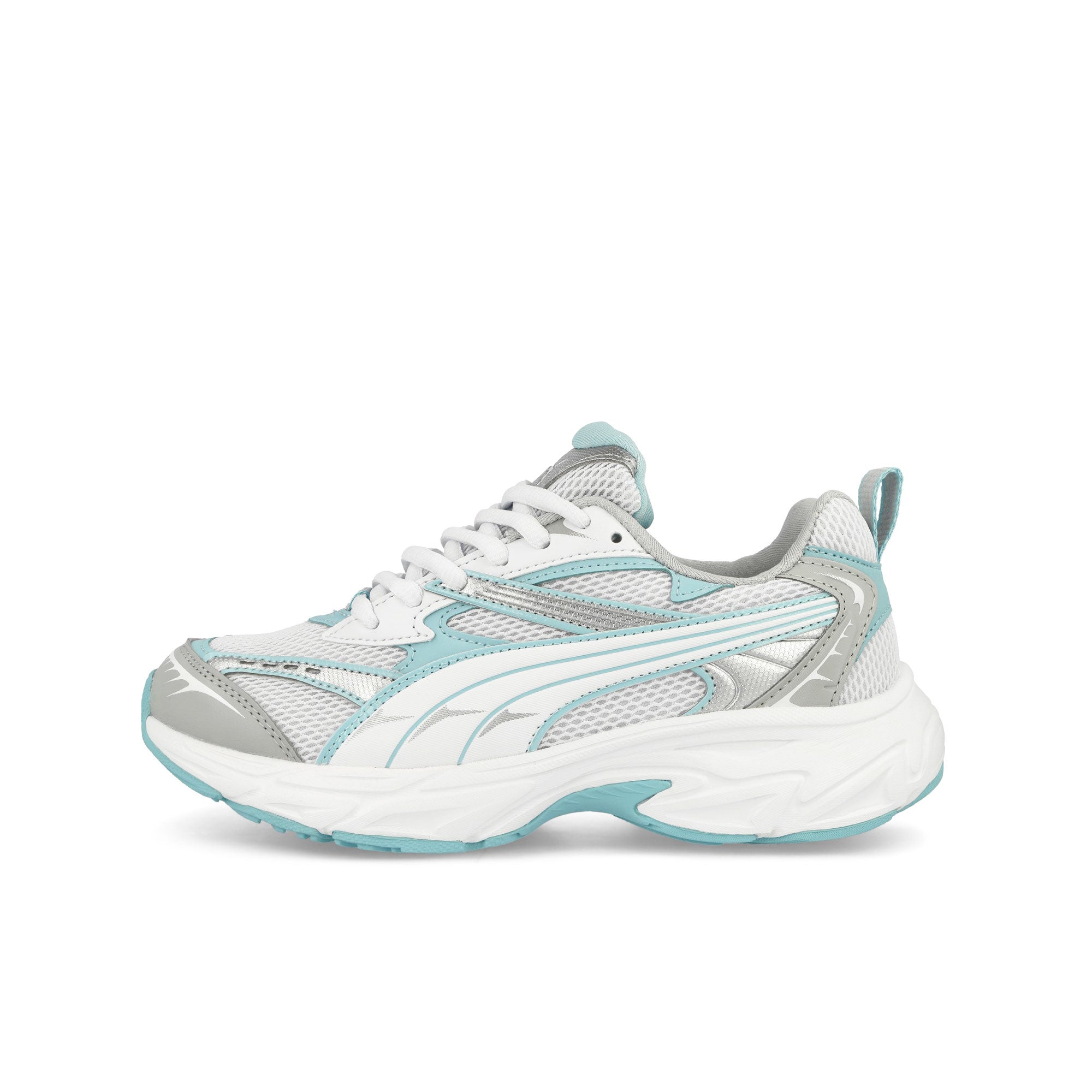 Puma Morphic Jr Puma White - Ash Grey Low Top Sneakers 393792 03 | Overkill