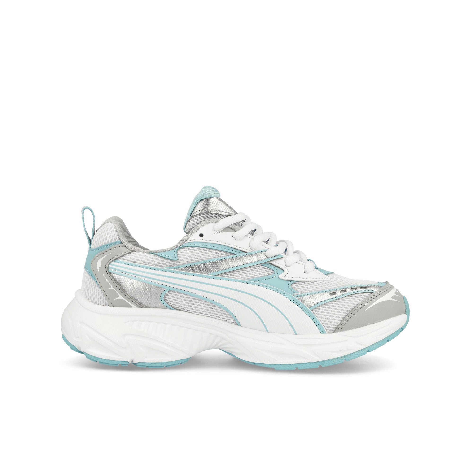 Puma Morphic Jr Puma White - Ash Grey Low Top Sneakers Silhouette | Overkill