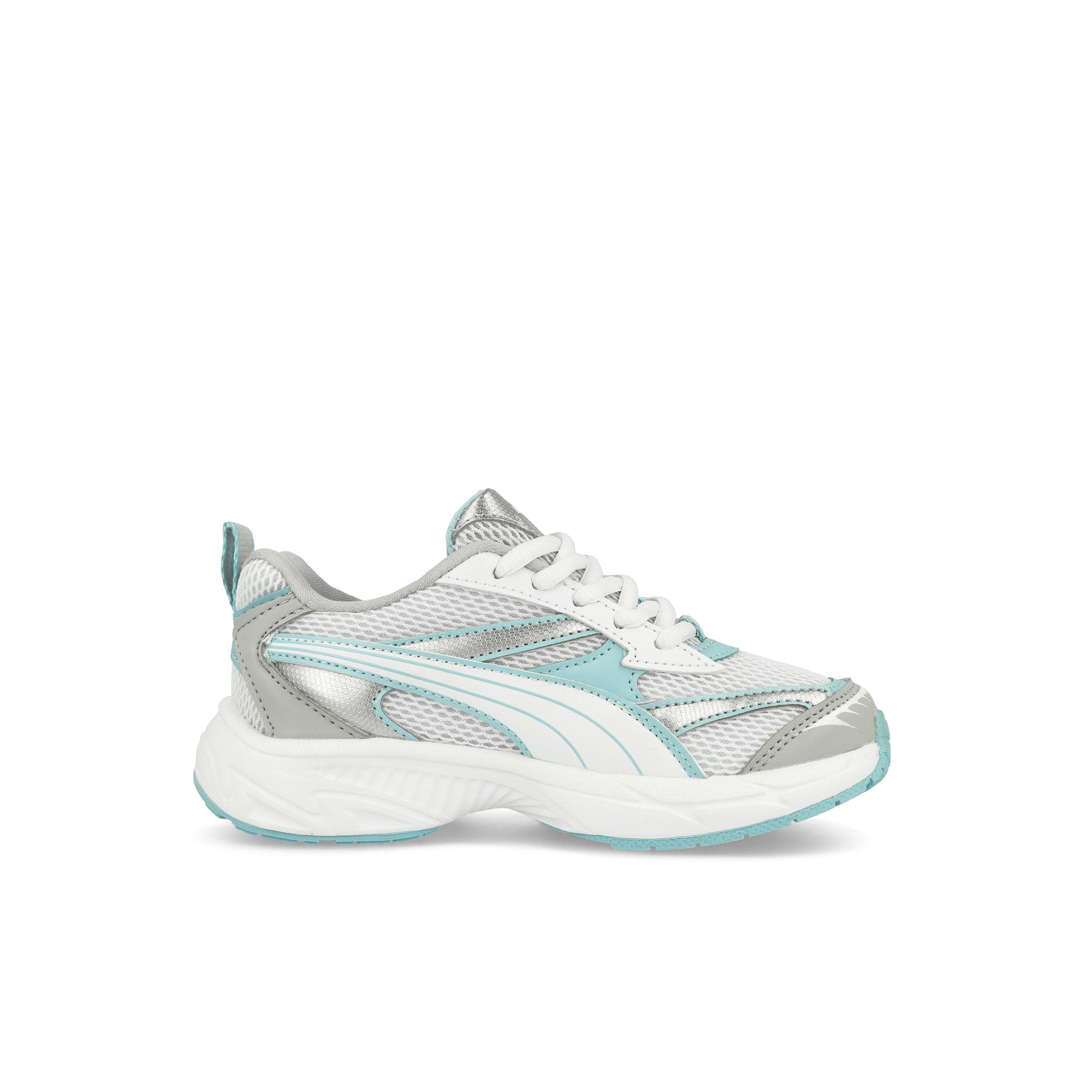 Puma Morphic PS Puma White - Ash Grey Low Top Sneakers Silhouette | Overkill