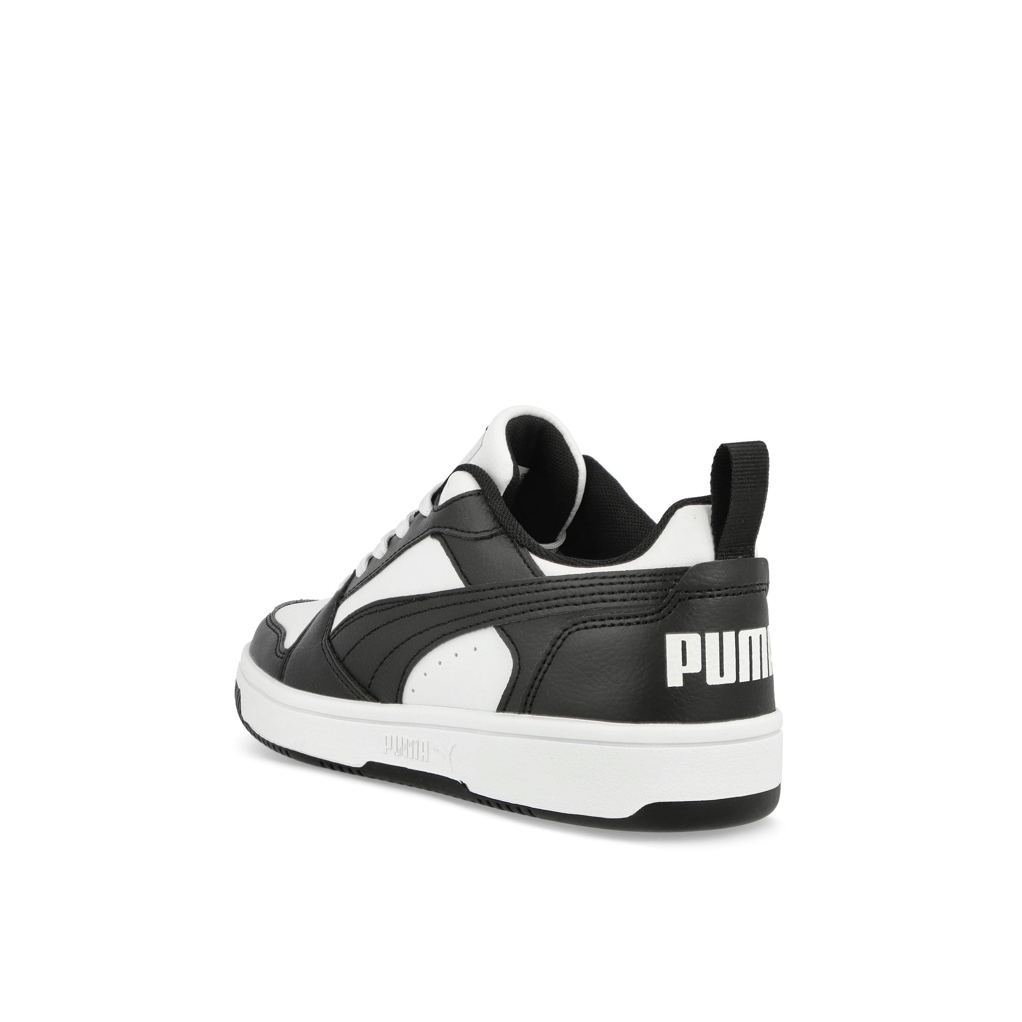 Puma Rebound V6 Lo Jr Puma White - Puma Black Low Top Sneakers Material | Overkill