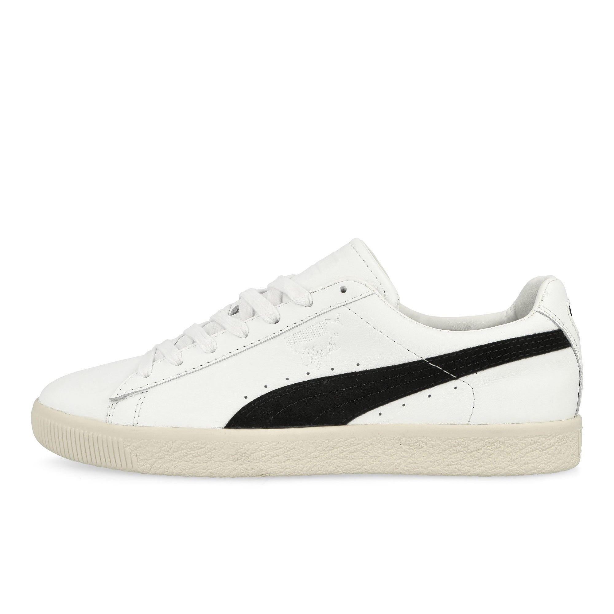 Puma Clyde MIG Puma White - Puma Black Low Top Sneakers 394390 01 | Overkill