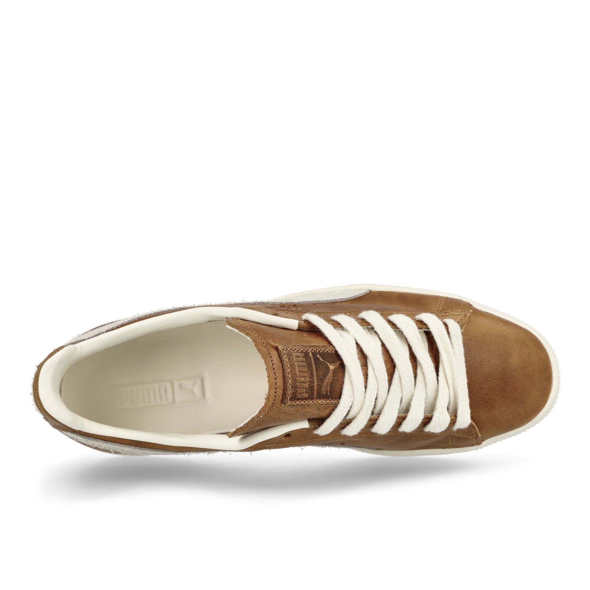 Puma Clyde Paris Amber-Frosted Ivory Low Top Sneakers Detailfoto | Overkill