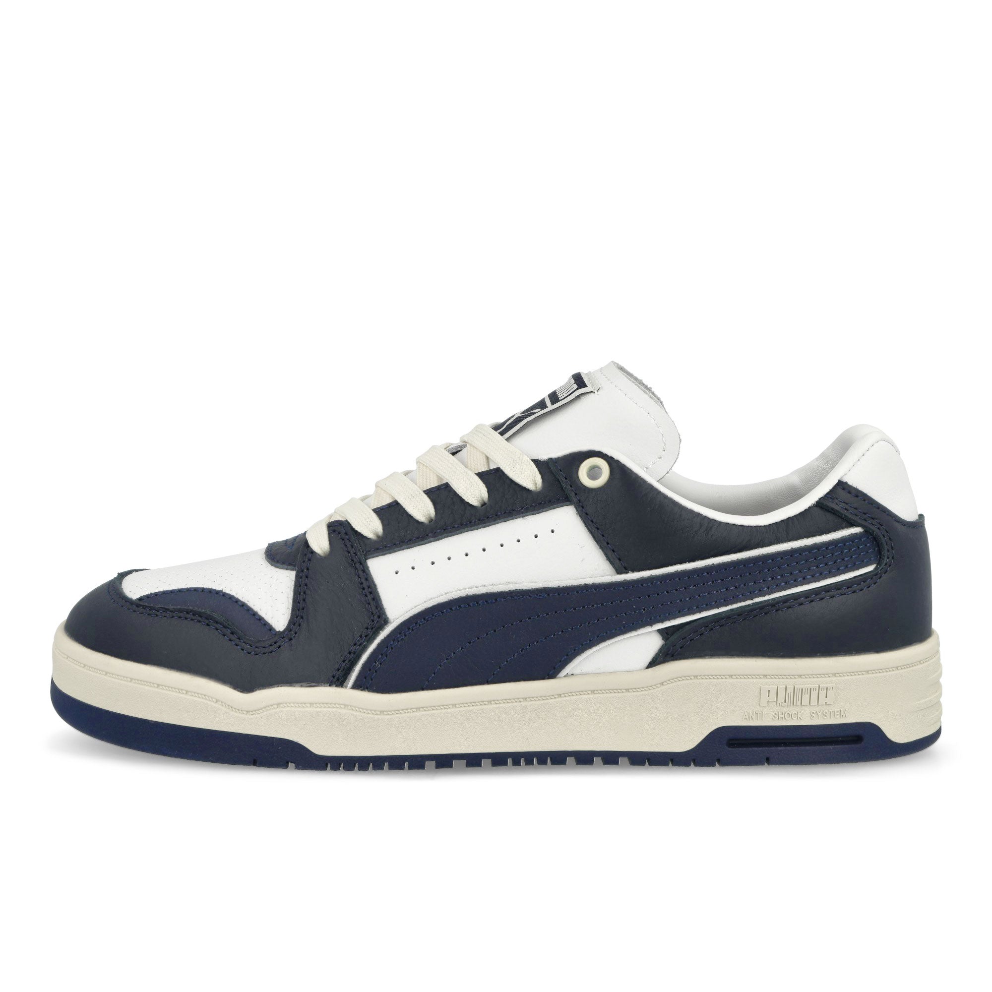 Puma Slipstream Lo Vintage Puma White - New Navy Low Top Sneakers 394693 01 | Overkill