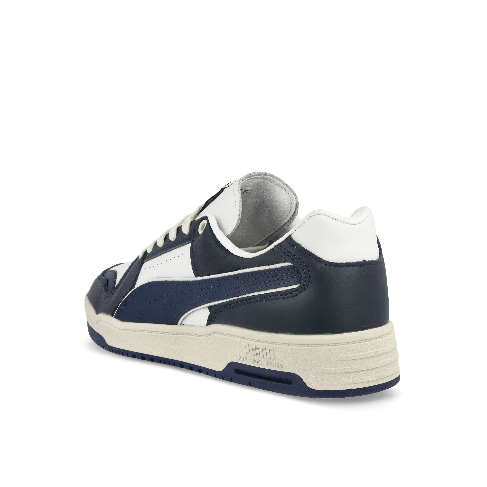 Puma Slipstream Lo Vintage Puma White - New Navy Low Top Sneakers Material | Overkill