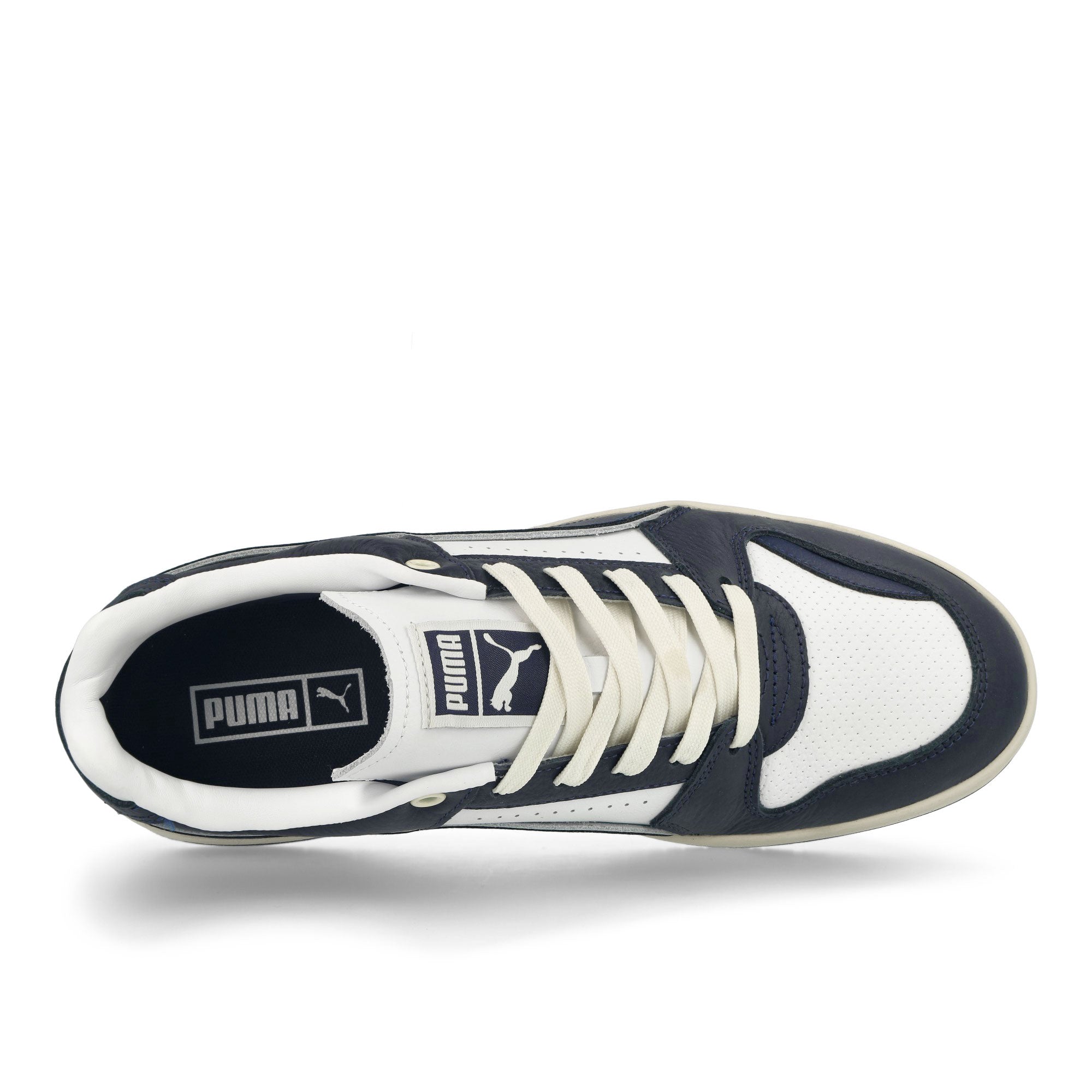 Puma Slipstream Lo Vintage Puma White - New Navy Low Top Sneakers Detailfoto | Overkill