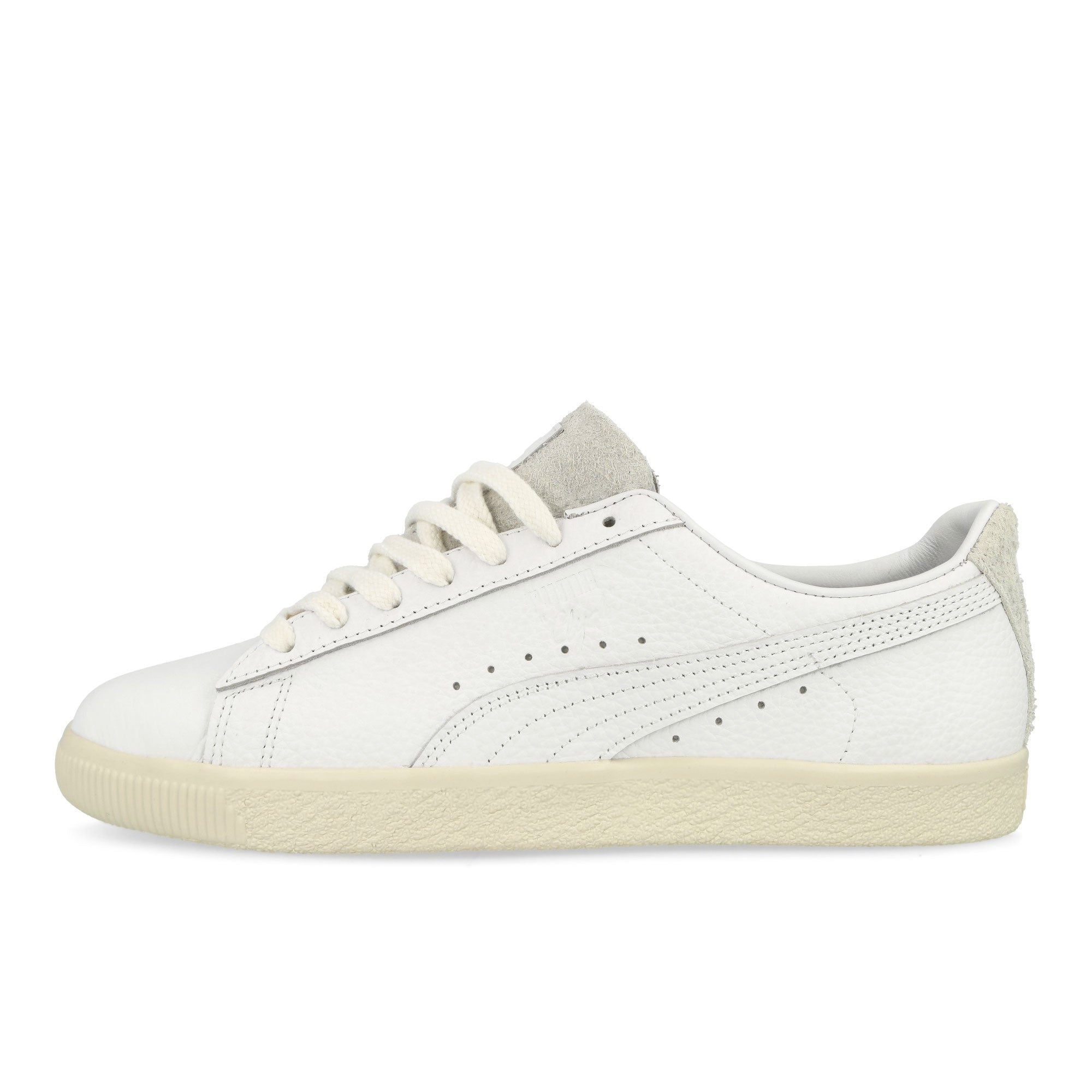 Puma Clyde Premium Puma White - Frosted Ivory Low Top Sneakers 394834 01 | Overkill