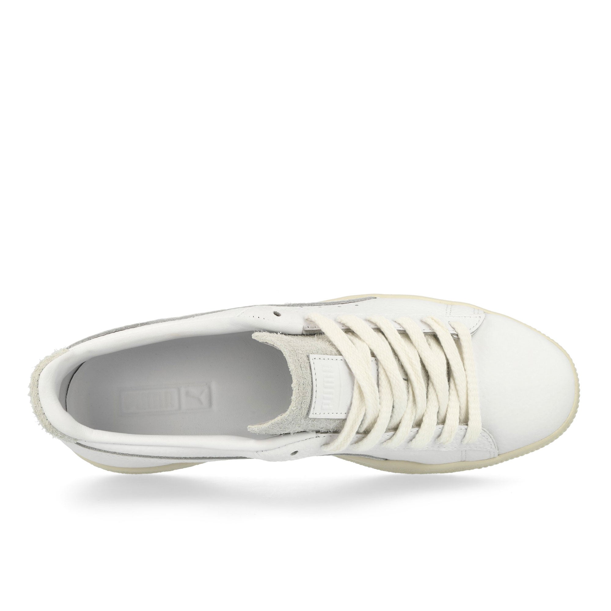 Puma Clyde Premium Puma White - Frosted Ivory Low Top Sneakers Detailfoto | Overkill
